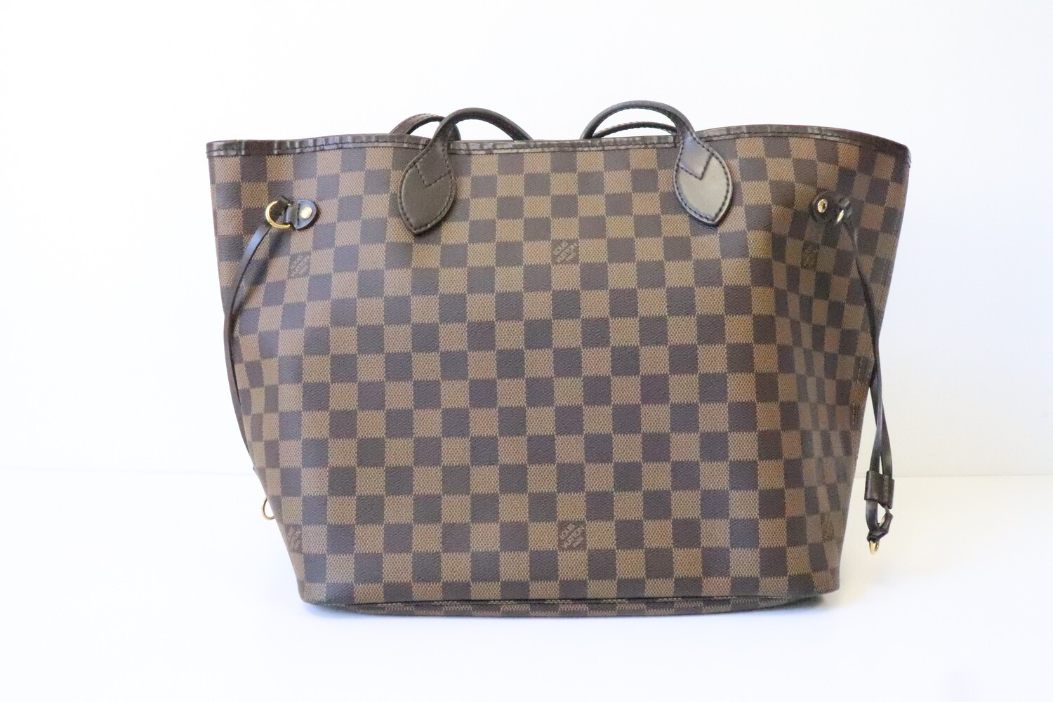 Louis Vuitton Neverfull MM Damier Ebene, Preowned - No Dustbag/No Pouch
