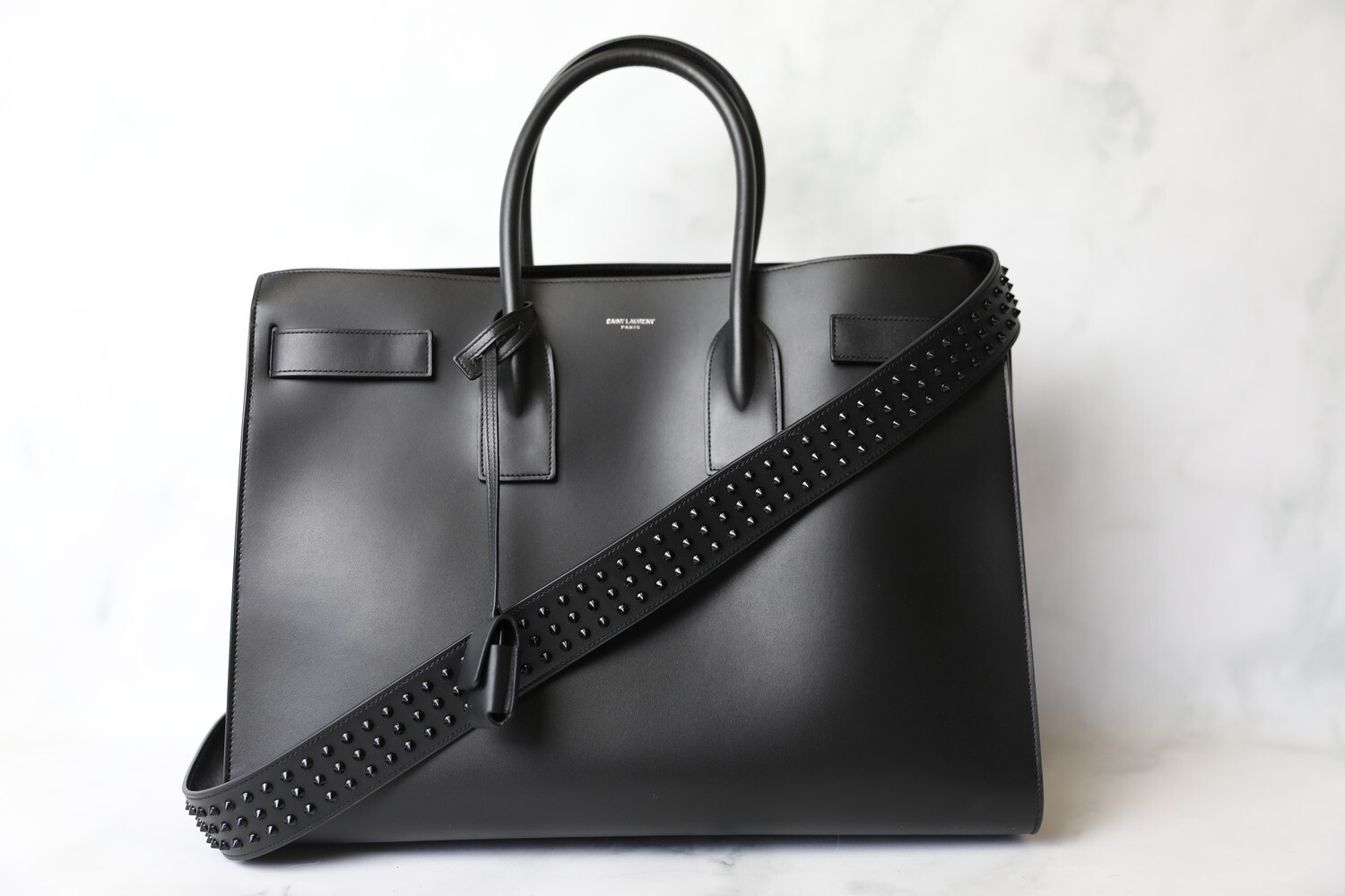 Saint Laurent Sac De Jour, Black with Black Hardware, New in Dustbag WA001