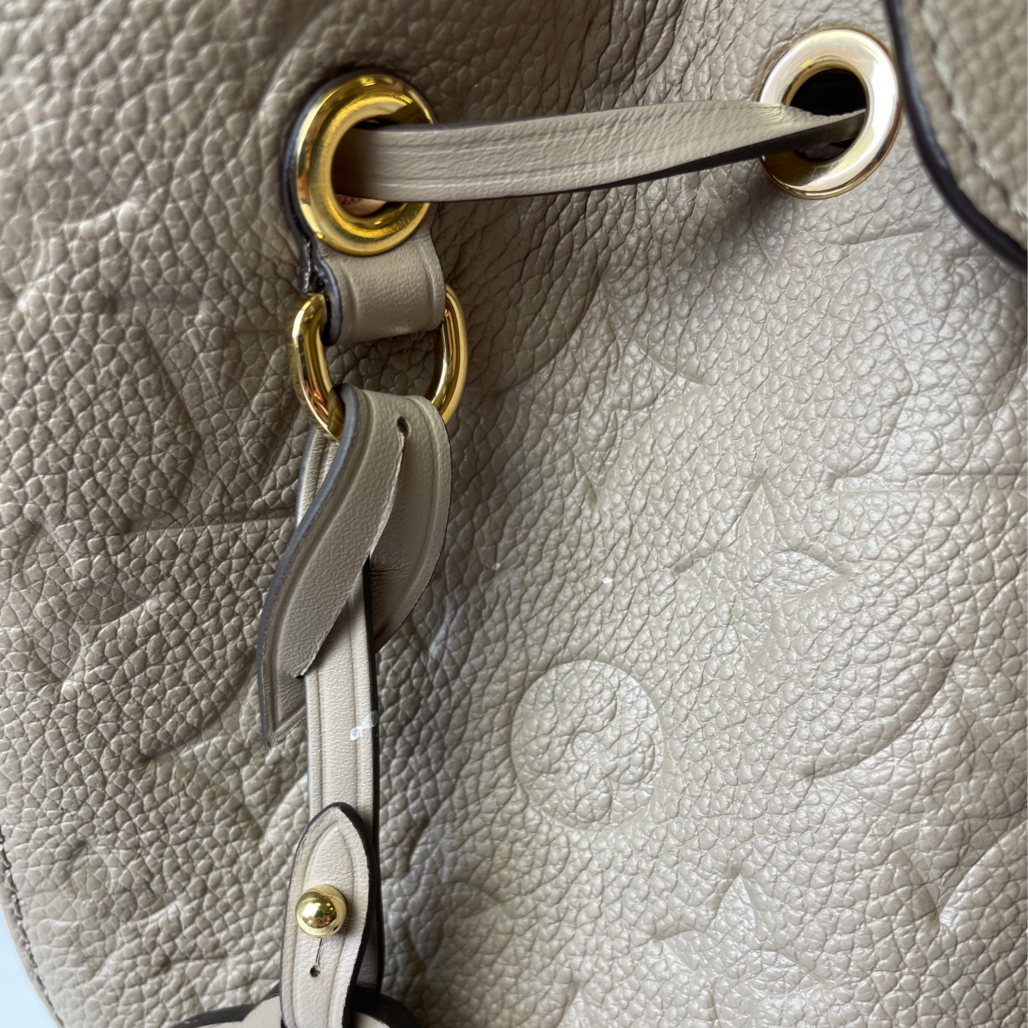 Louis Vuitton Turtledove Monogram Empreinte Montsouris Backpack, myGemma