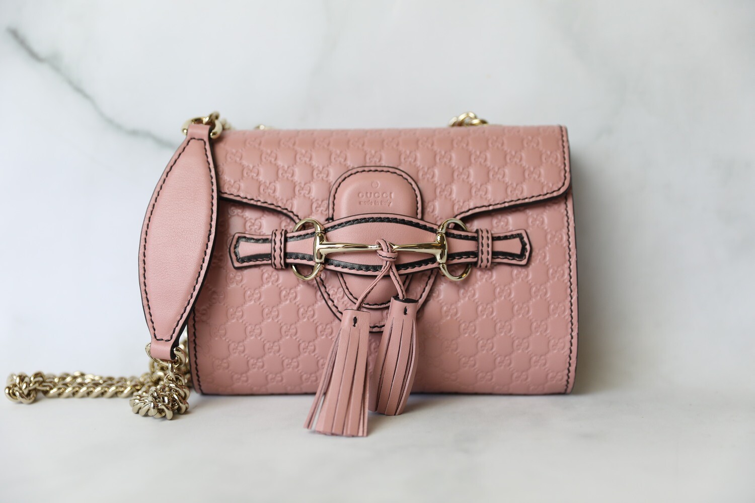 Gucci Emily Mini, Pink, New in Dustbag WA001