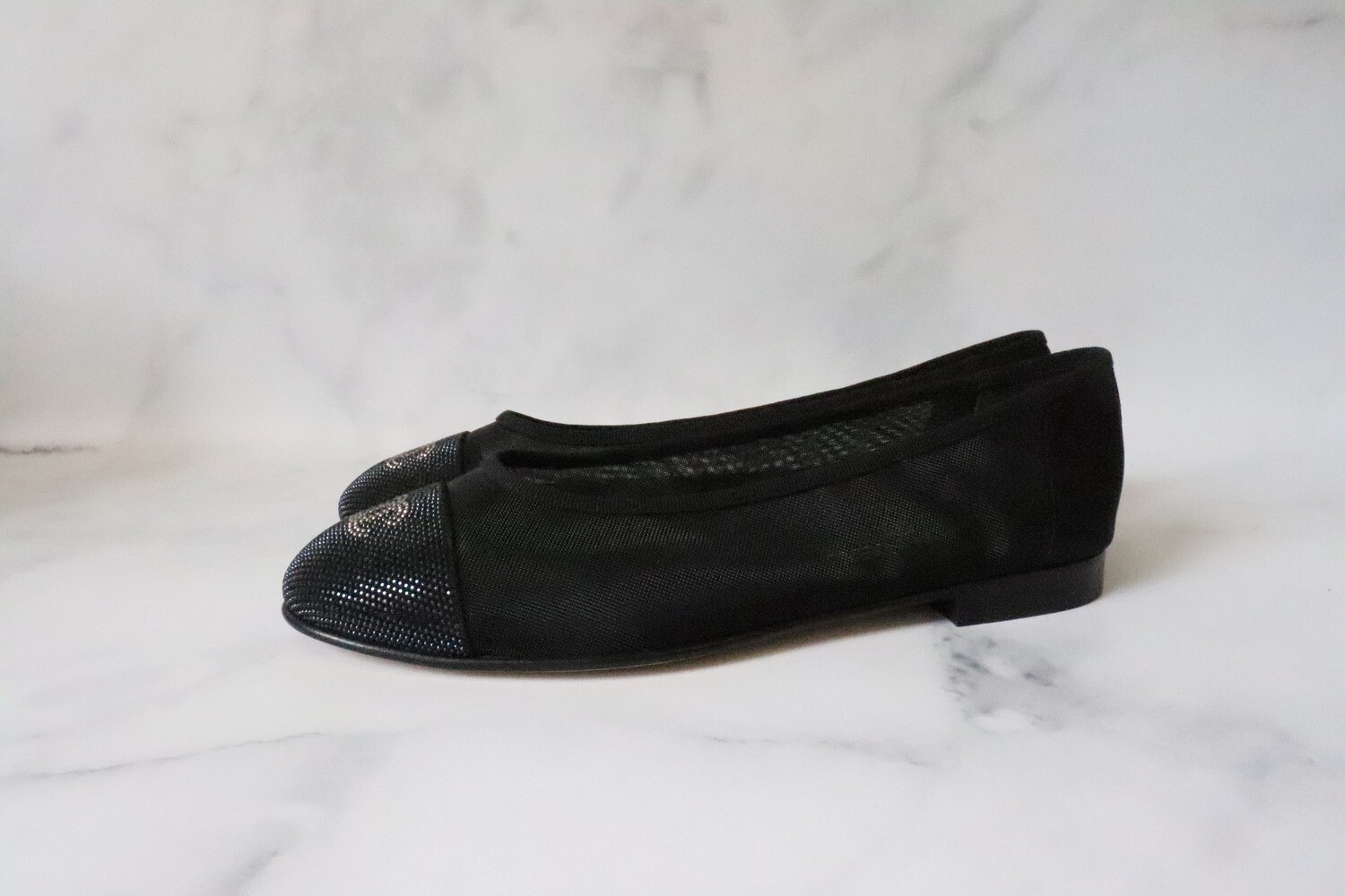 Chanel Shoes Ballet Flats, Black Velvet, Size 40, New in Box GA006 - Julia  Rose Boston