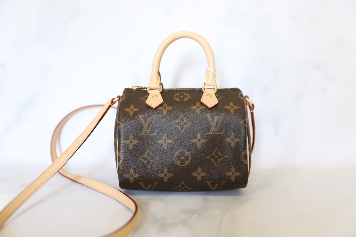 Louis Vuitton Nano Speedy, Monogram, Preowned  in Dustbag