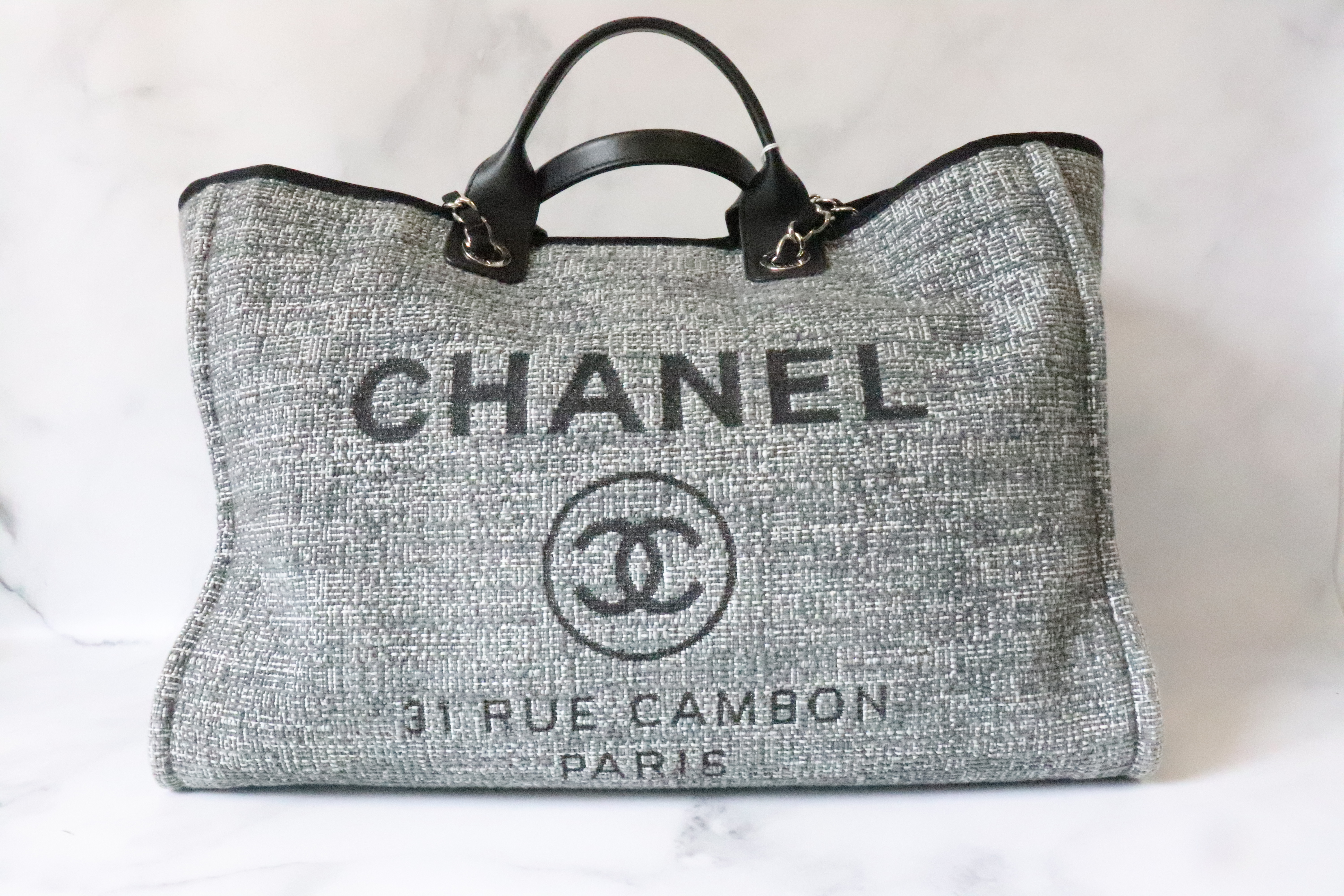 Chanel Deauville Grey-Black 21S