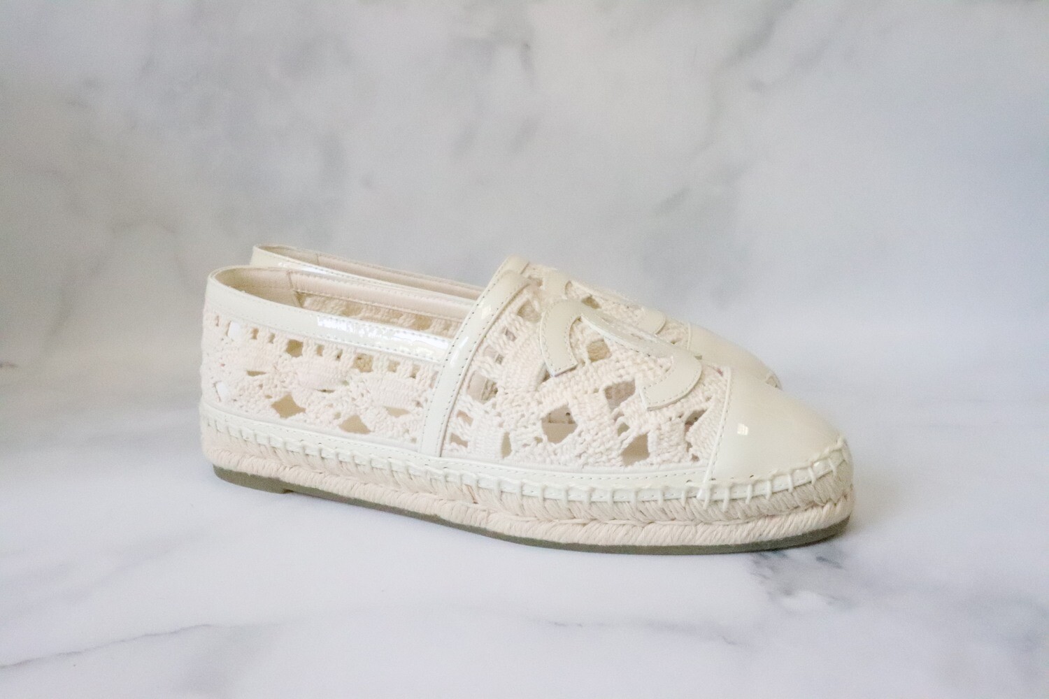 Chanel Shoes Espadrille 20S Beige/Ivory, New in Box