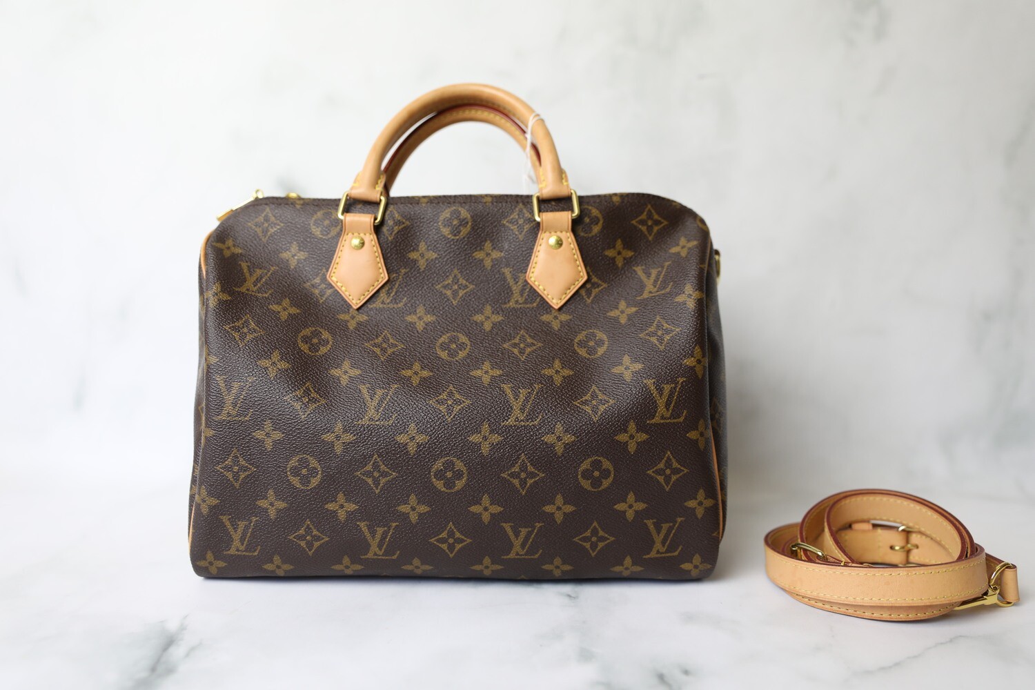 Louis Vuitton Speedy B 30, Monogram, Preowned no Dustbag WA001
