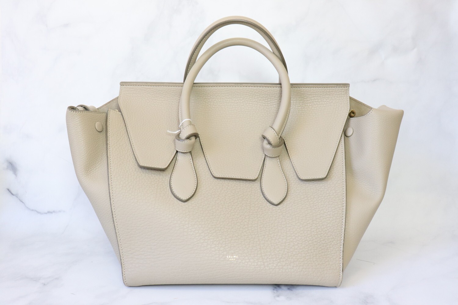 Celine Knot Bag Taupe, Preowned in Dustbag