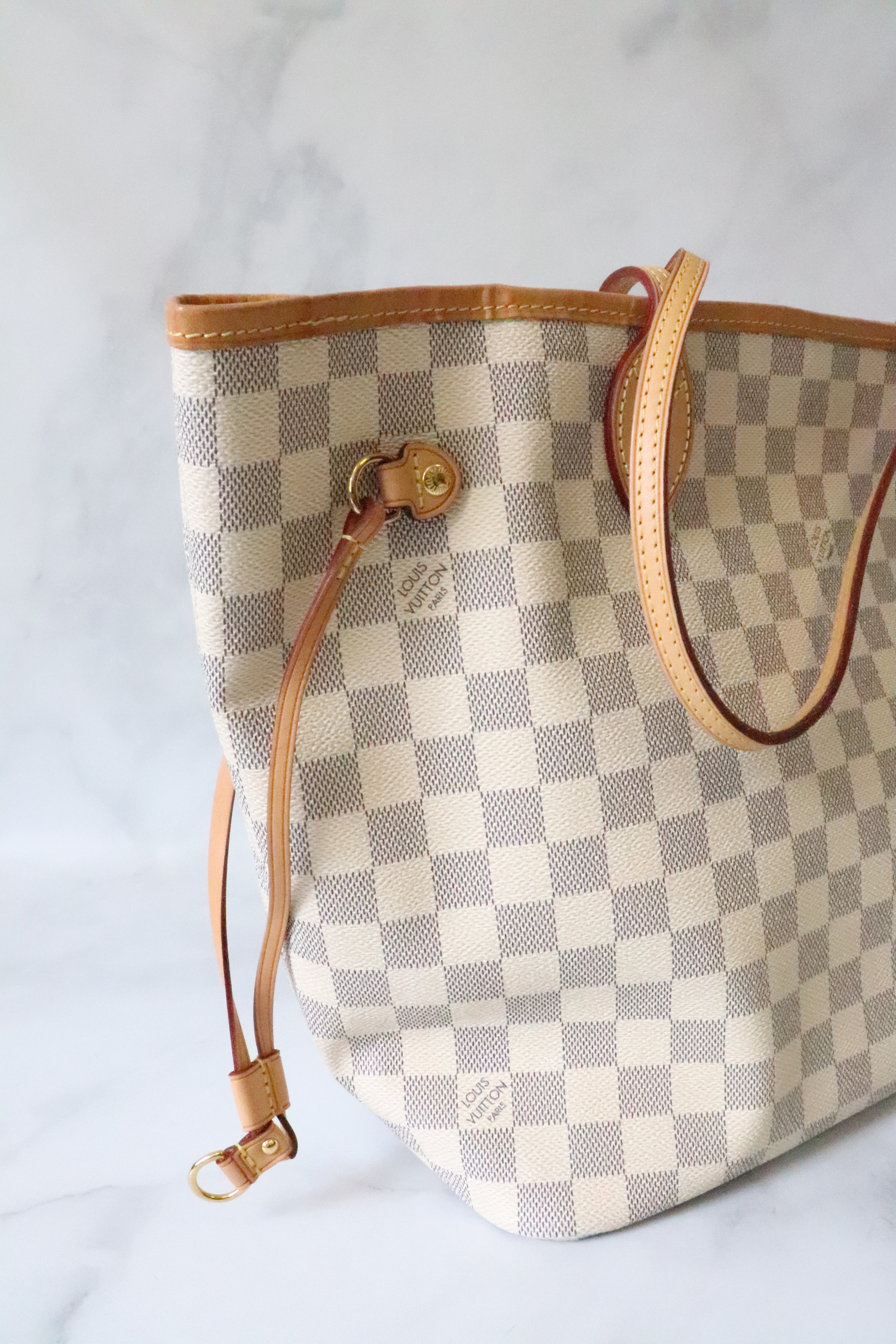 Louis Vuitton Tahitienne Neverfull MM, Azur, Preowned in Dustbag WA001 -  Julia Rose Boston