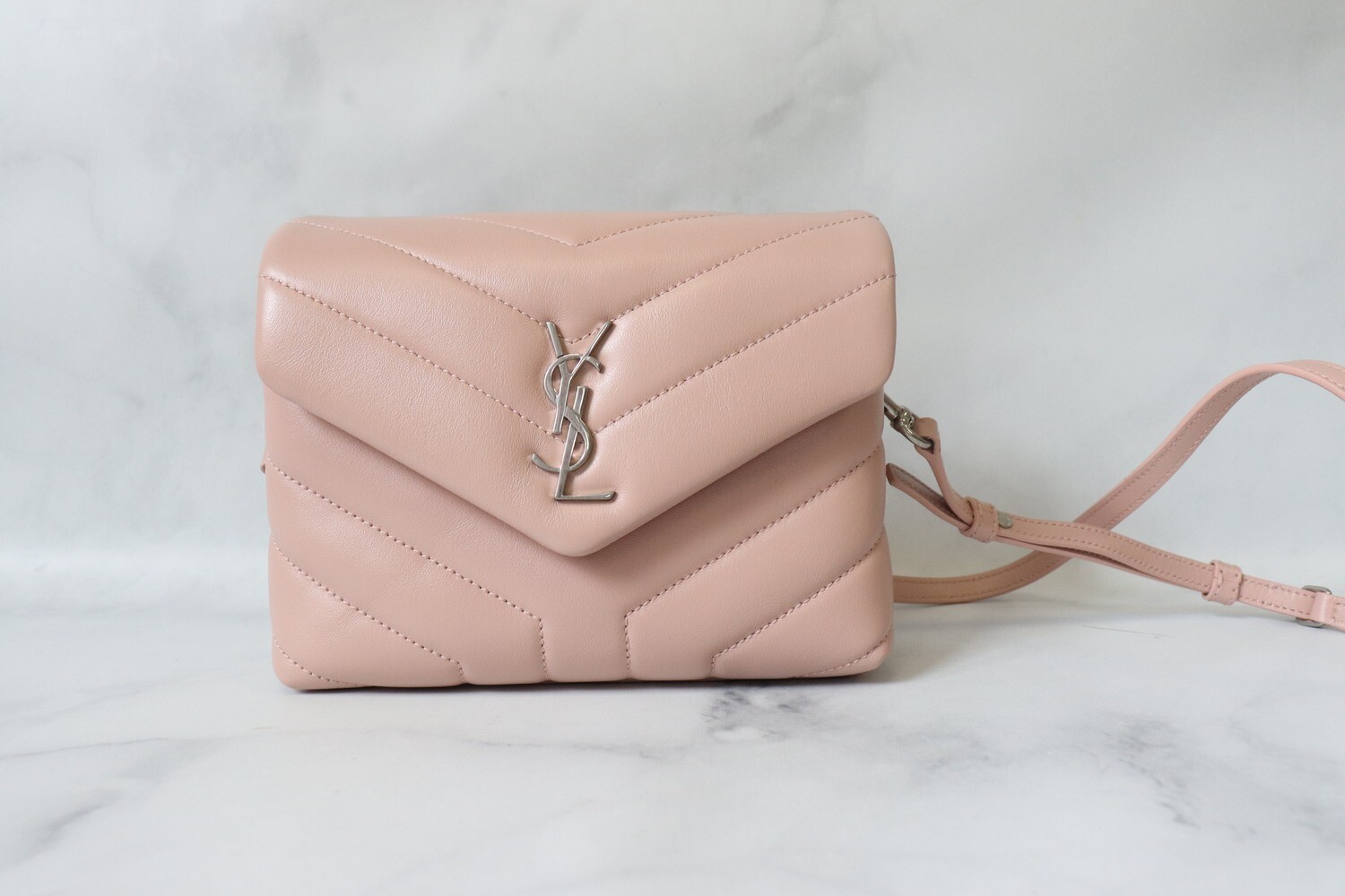 Saint Laurent YSL Backpack LouLou In Blush