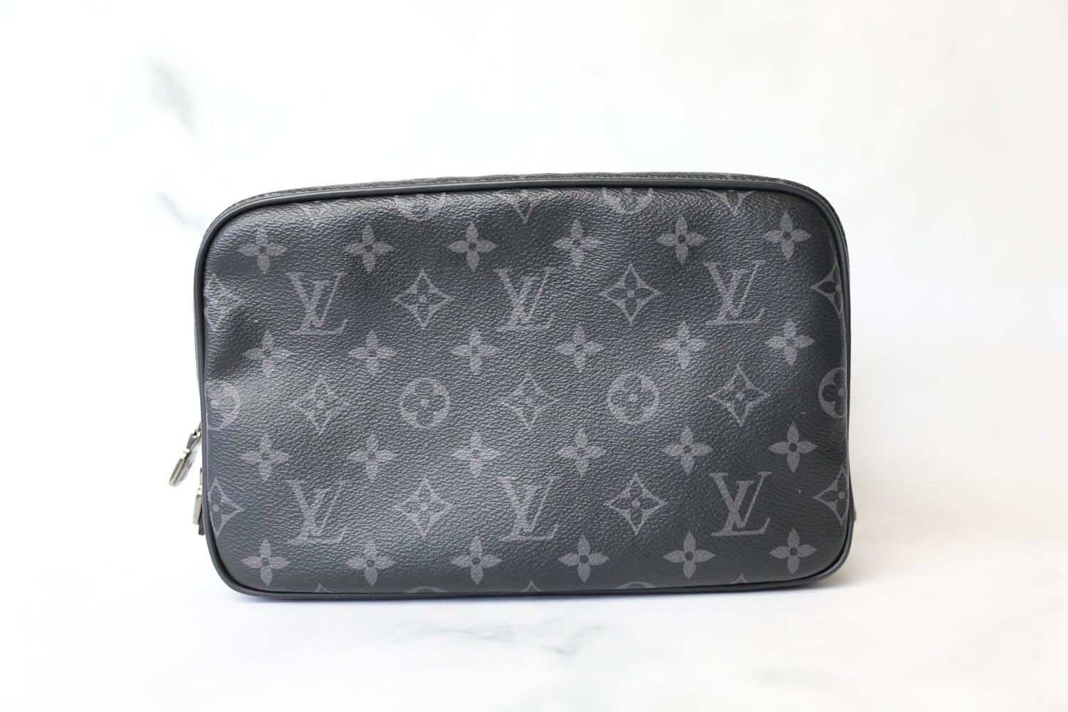 Louis Vuitton Toiletry Pouch GM, Eclipse, Preowned no Dustbag WA001