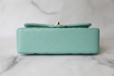 Chanel Tiffany Blue Classic Flap bag unboxing | CRUISE 2019