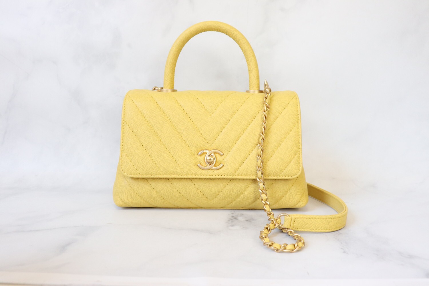 Chanel Coco Handle Small (Mini), Preowned in Dustbag