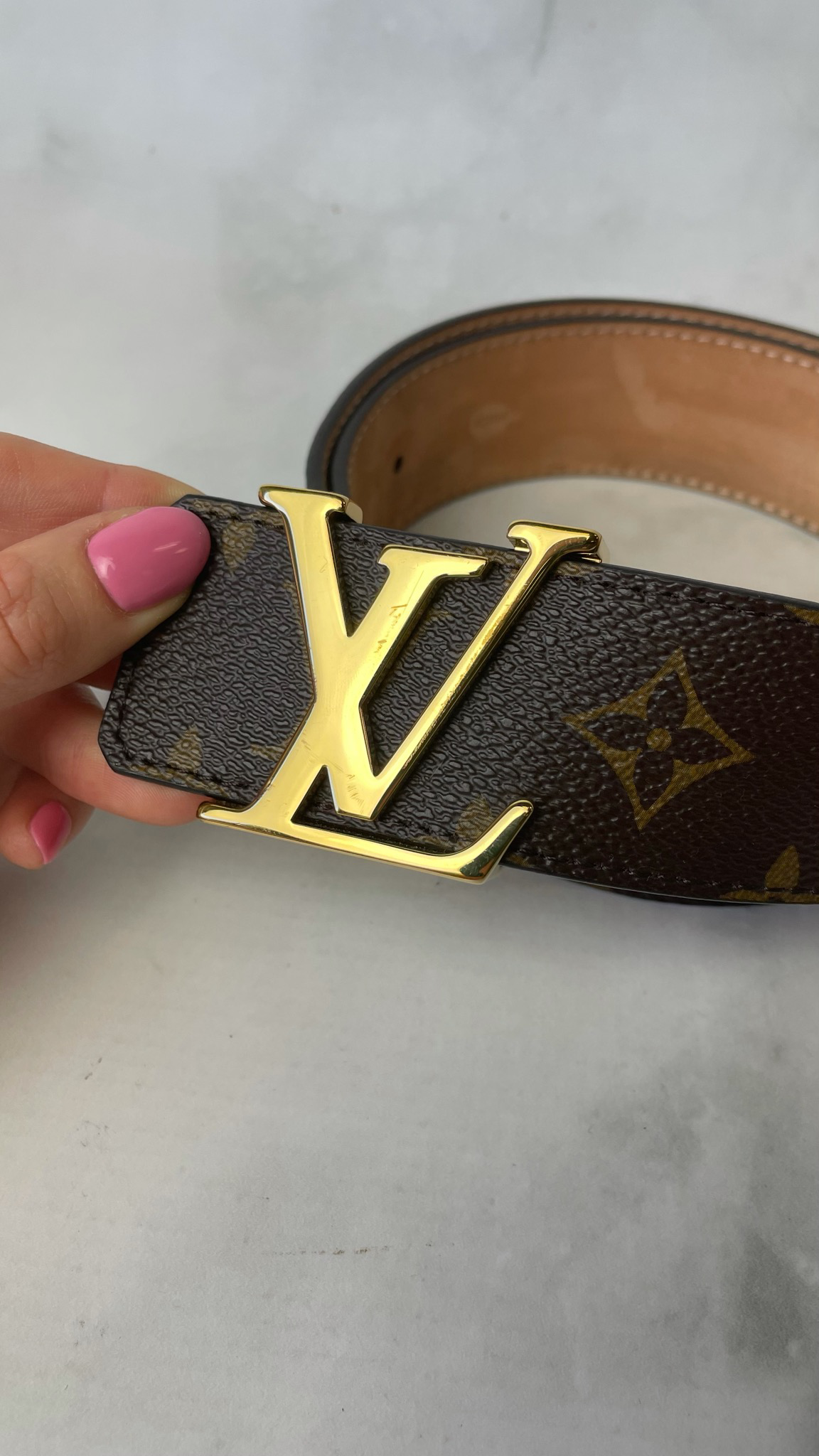 Louis Vuitton Belt, Monogram, Size 80, Preowned in Box WA001 - Julia Rose  Boston