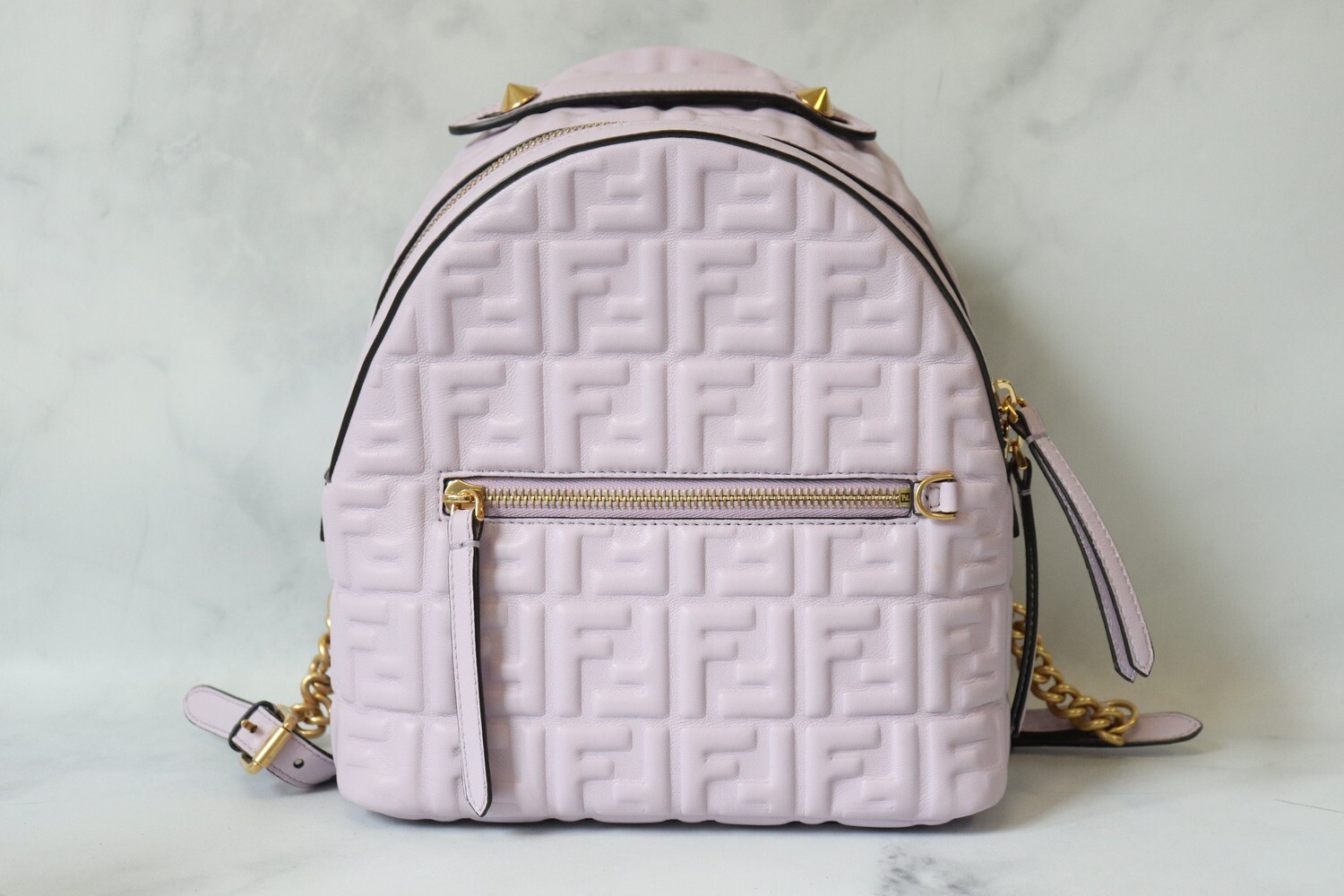 Fendi Light Purple Backpack, Mint with Dustbag