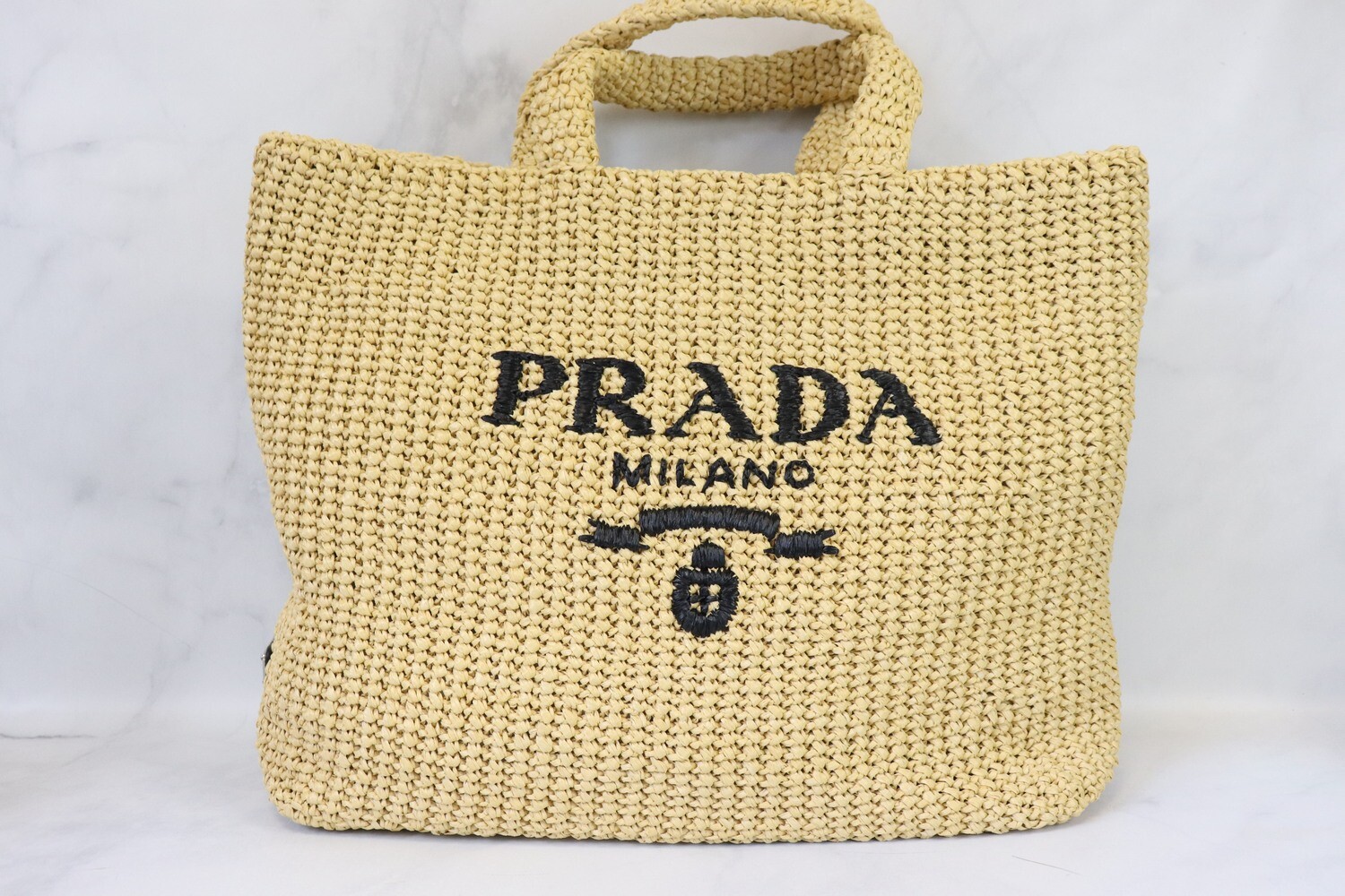 Prada Raffia Tote, New in Dustbag