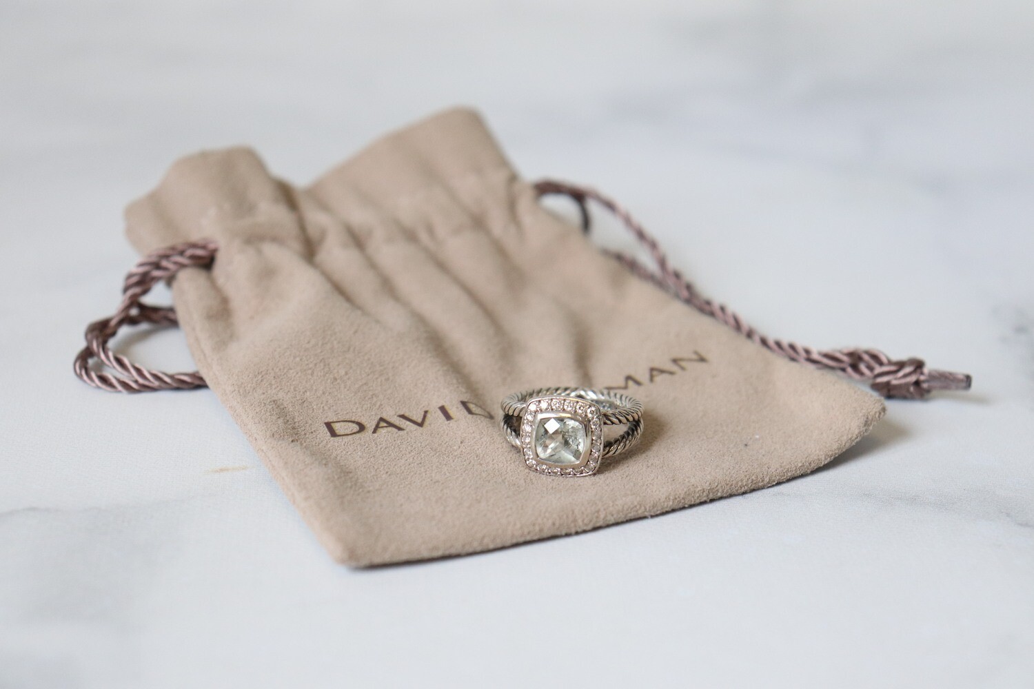 David Yurman Ring, Preowned with Dustbag, size 6