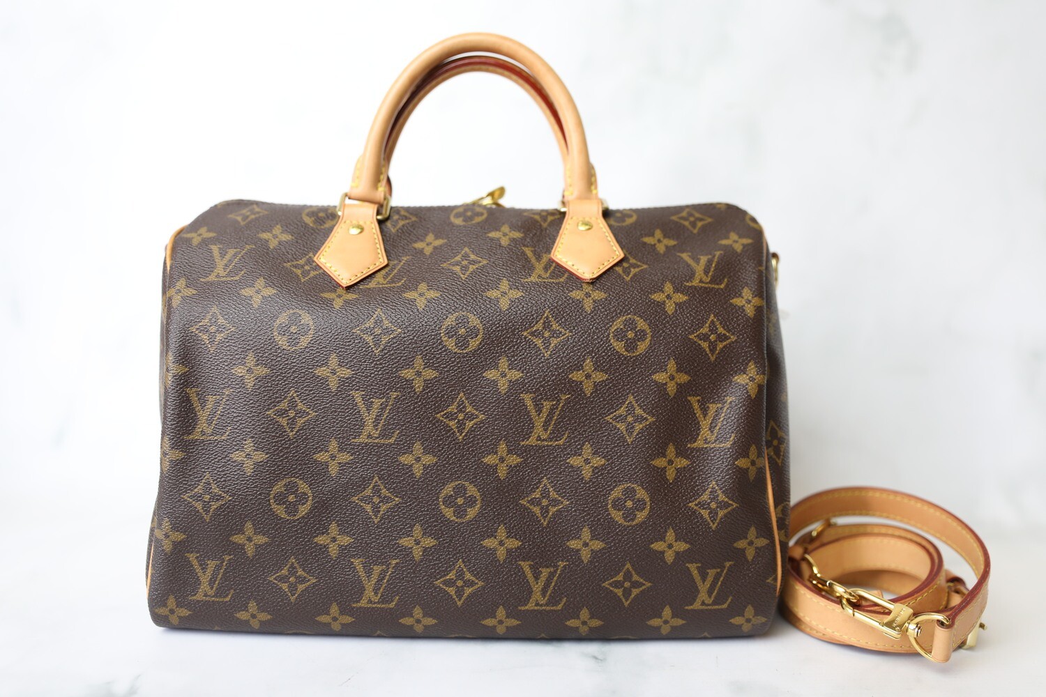 Louis Vuitton Speedy B 30, Monogram, Preowned no Dustbag WA001