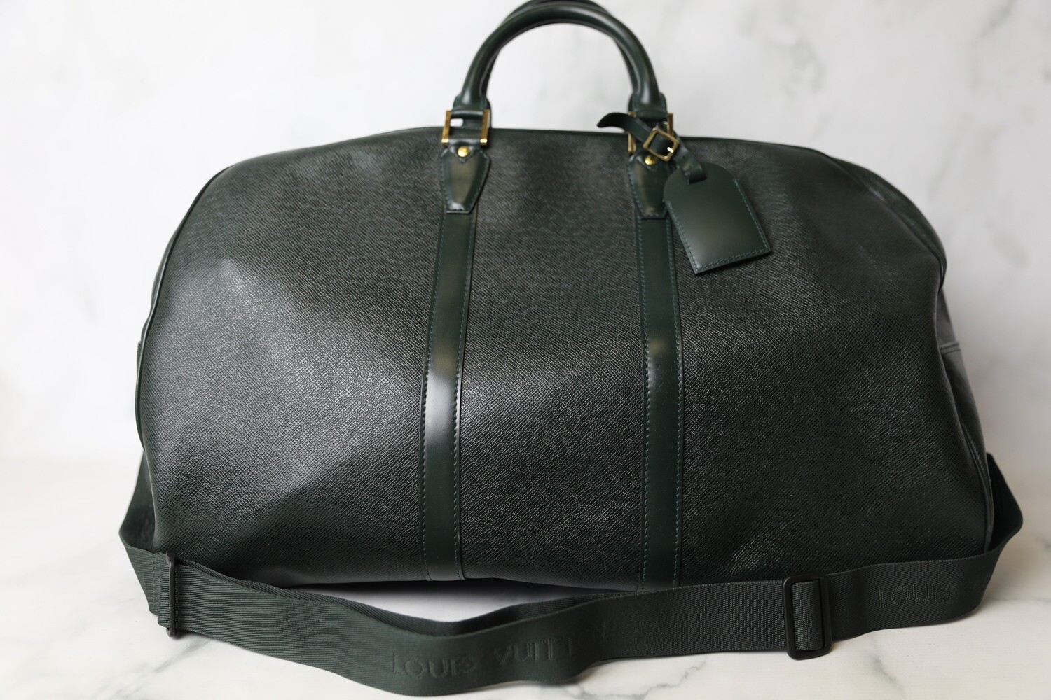 Louis Vuitton Kendall, Dark Green, Preowned no Dustbag WA001