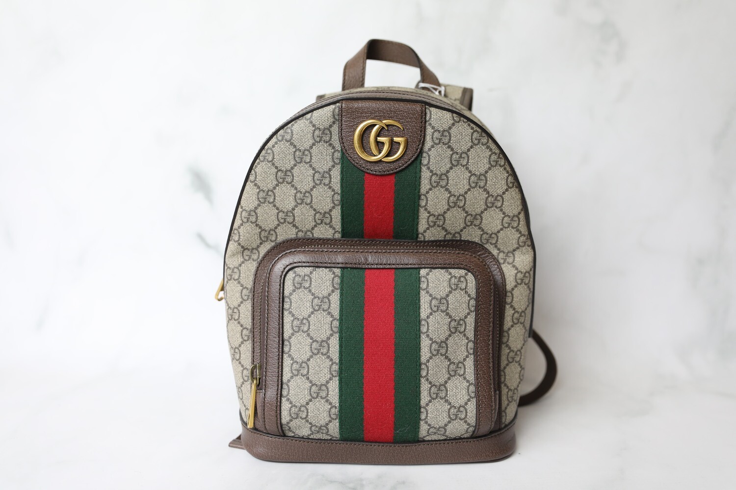 Gucci GG Supreme Backpack, Preowned No Dustbag WA001