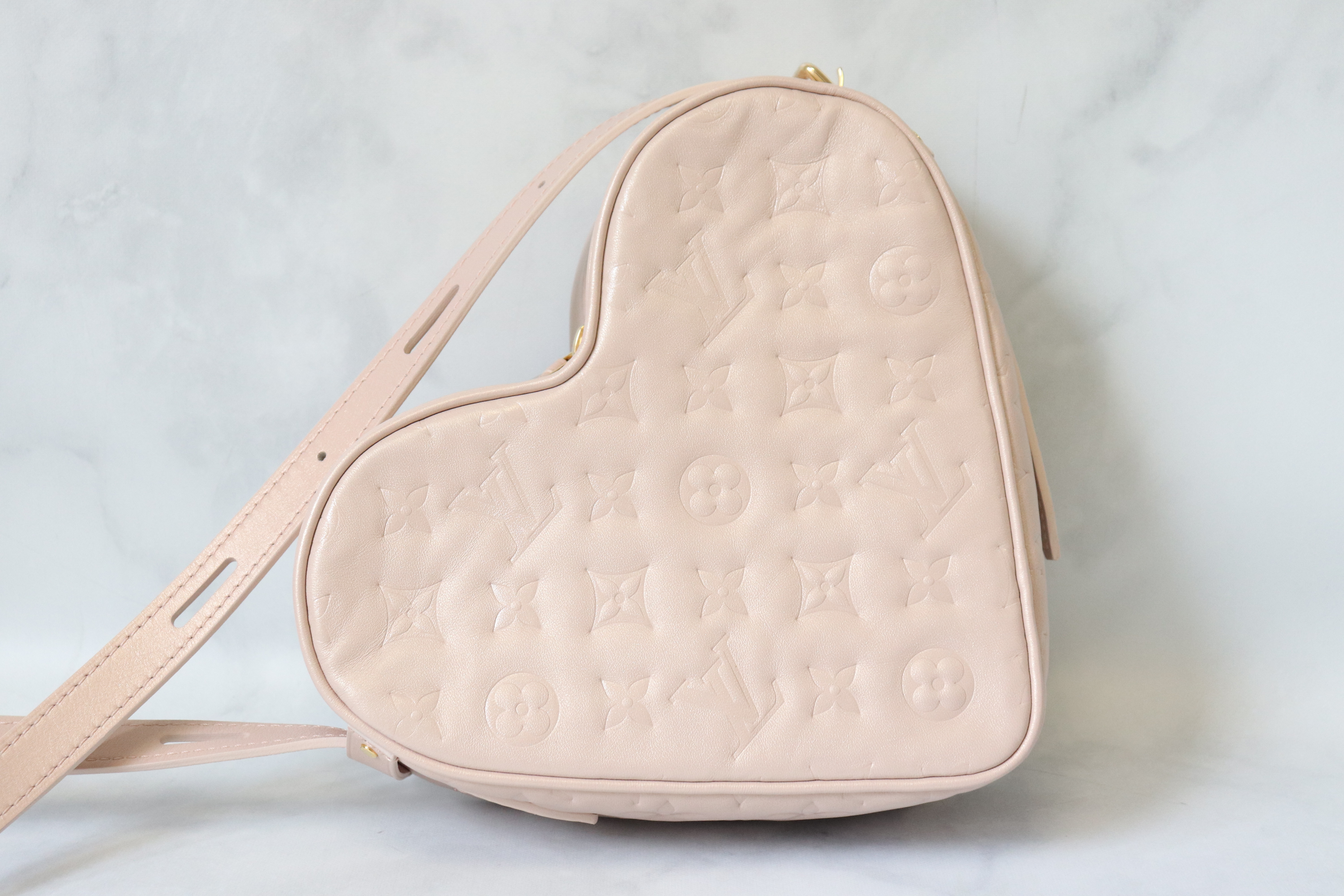 Louis Vuitton Fall in Love Monogram Pink Heart Crossbody Bag, New