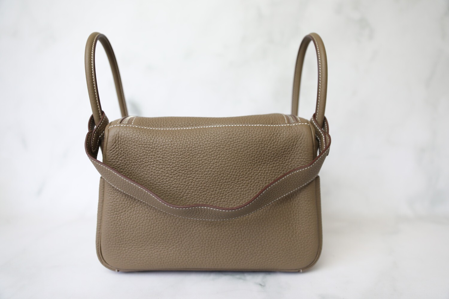 Hermes Lindy 26 Etoupe with Palladium Hardware New in Box WA001