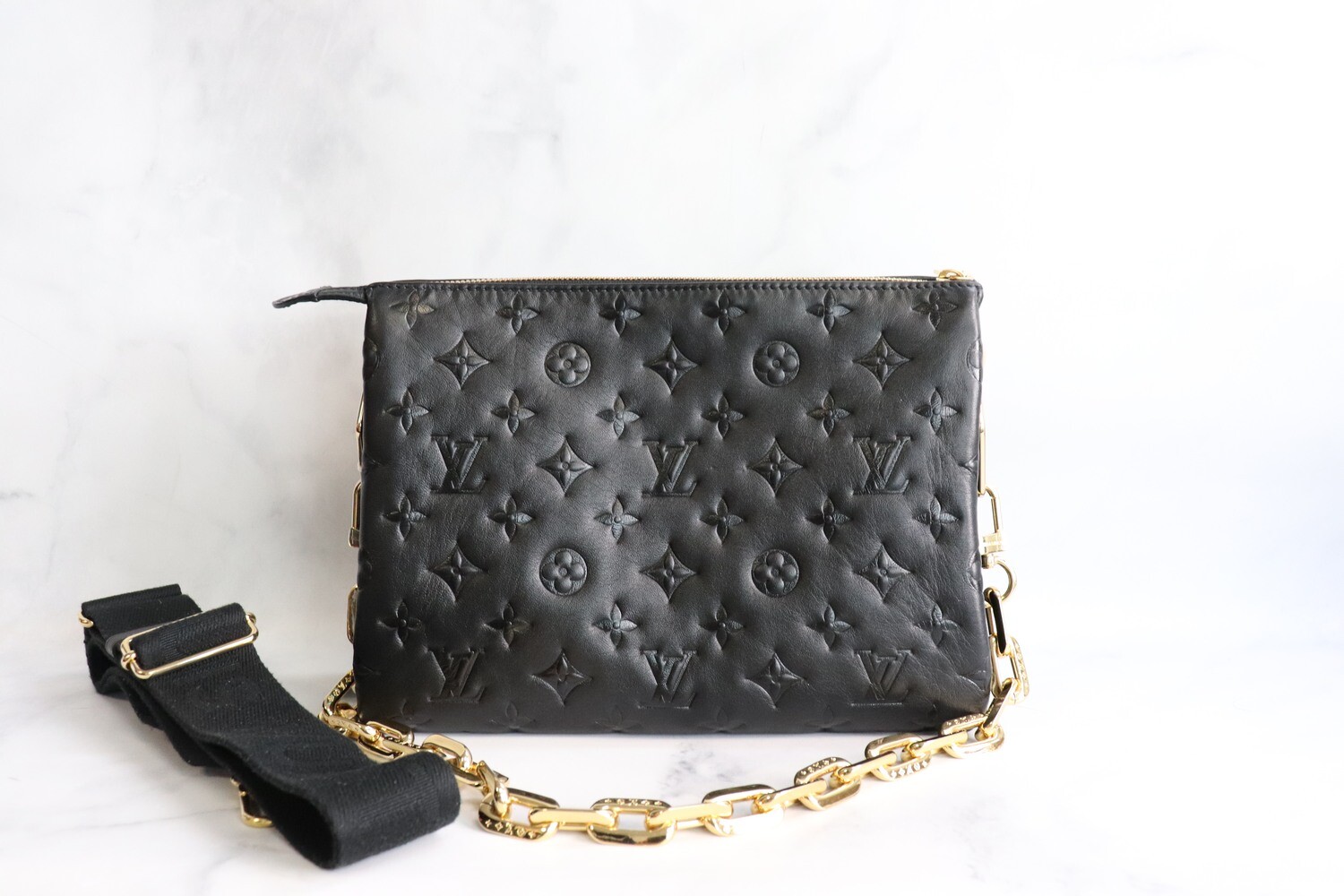 Louis Vuitton Coussins PM Black, Preowned in Dustbag