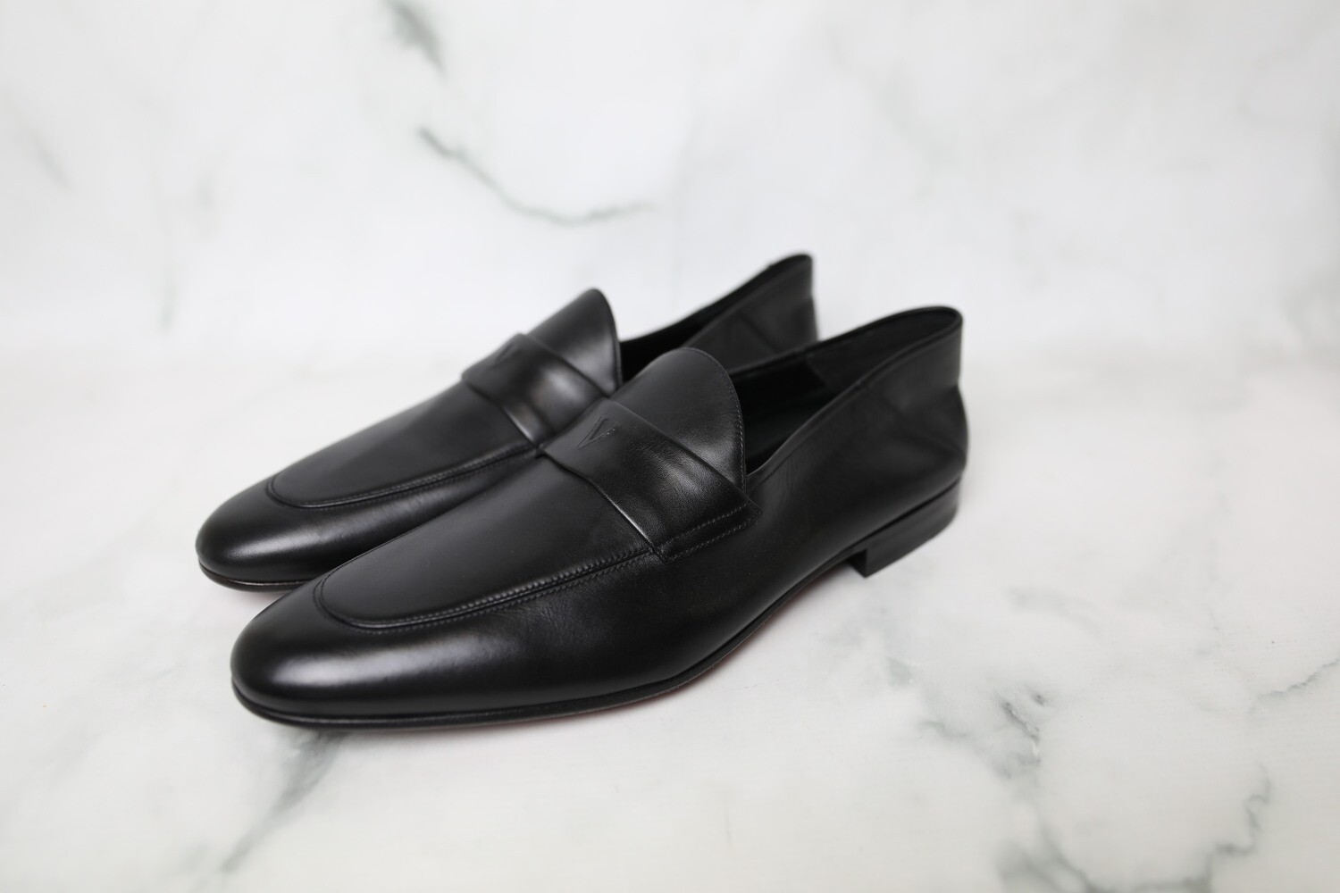 Valentino Shoes Mens Loafers, Black, Size 46, Preowned WA001