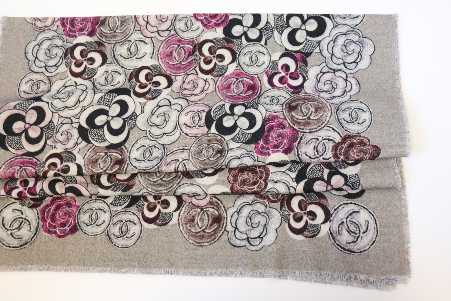 Chanel Scarf Cashmere, New - No Box