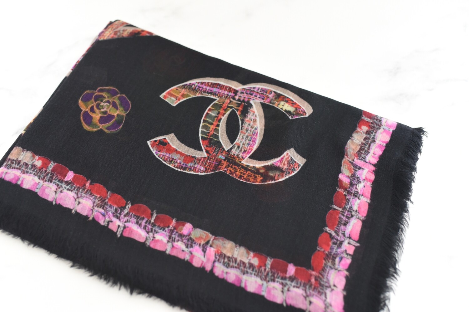 Chanel Scarf Cashmere, New - No Box