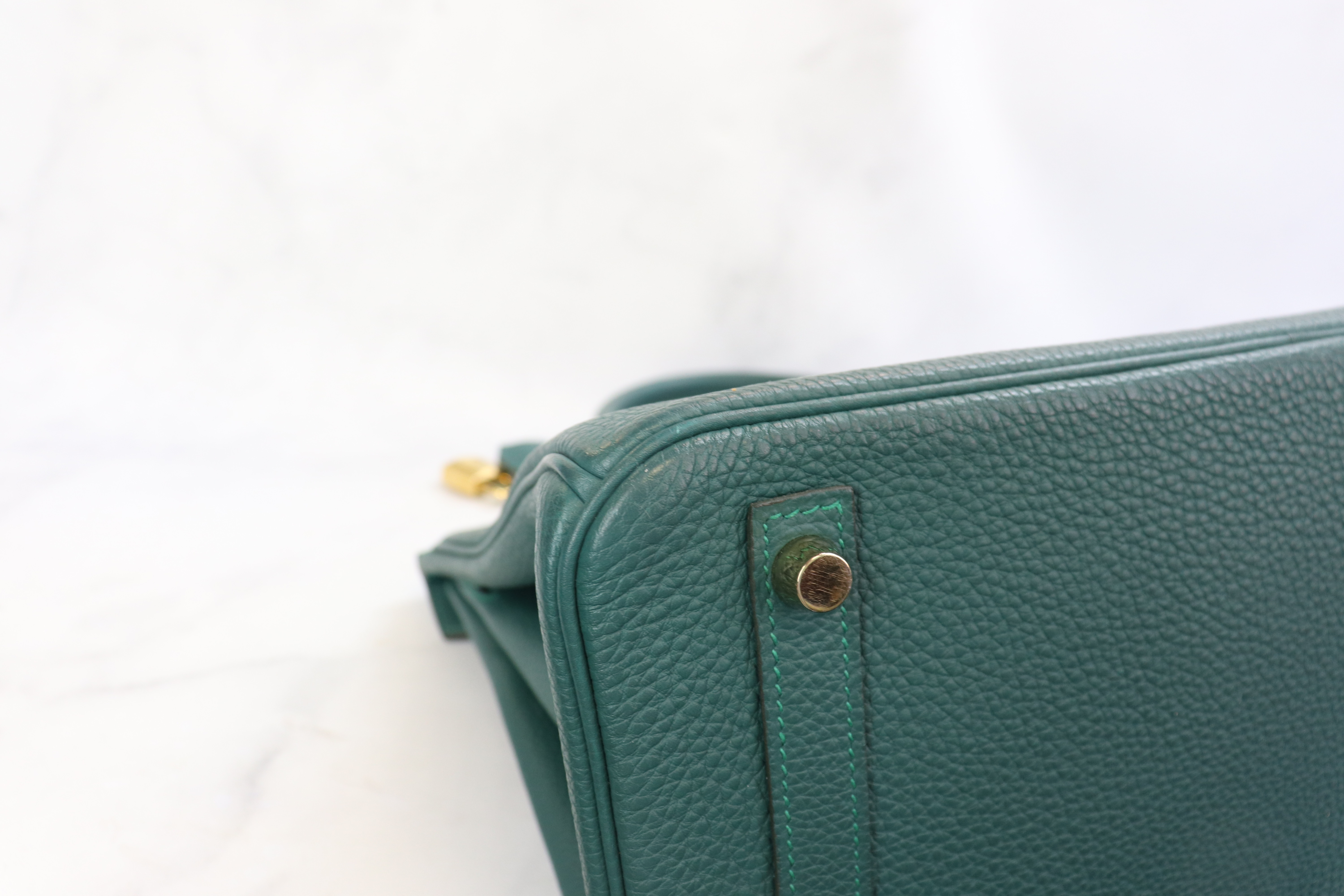Hermes Birkin 30 Togo Bleu Nuit Togo Leather, Gold Hardware, As New in Box  (Y Stamp) - Julia Rose Boston