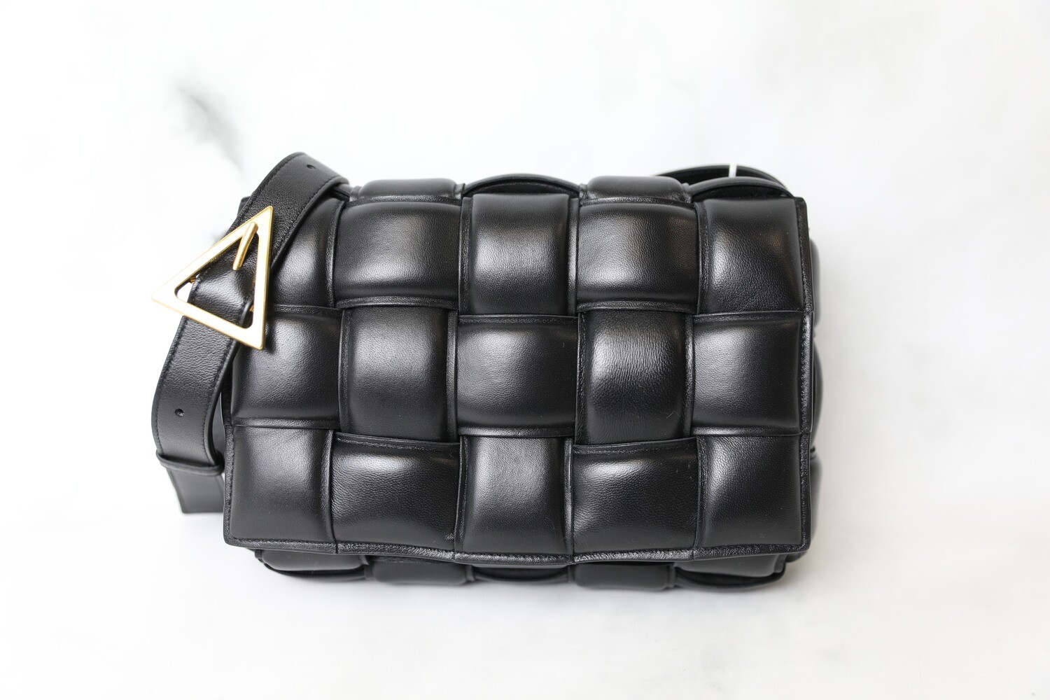 Bottega Padded Cassette, Black, New in Dustbag WA001
