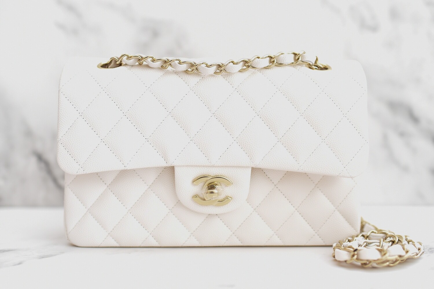 chanel classic flap bag small silver hardware