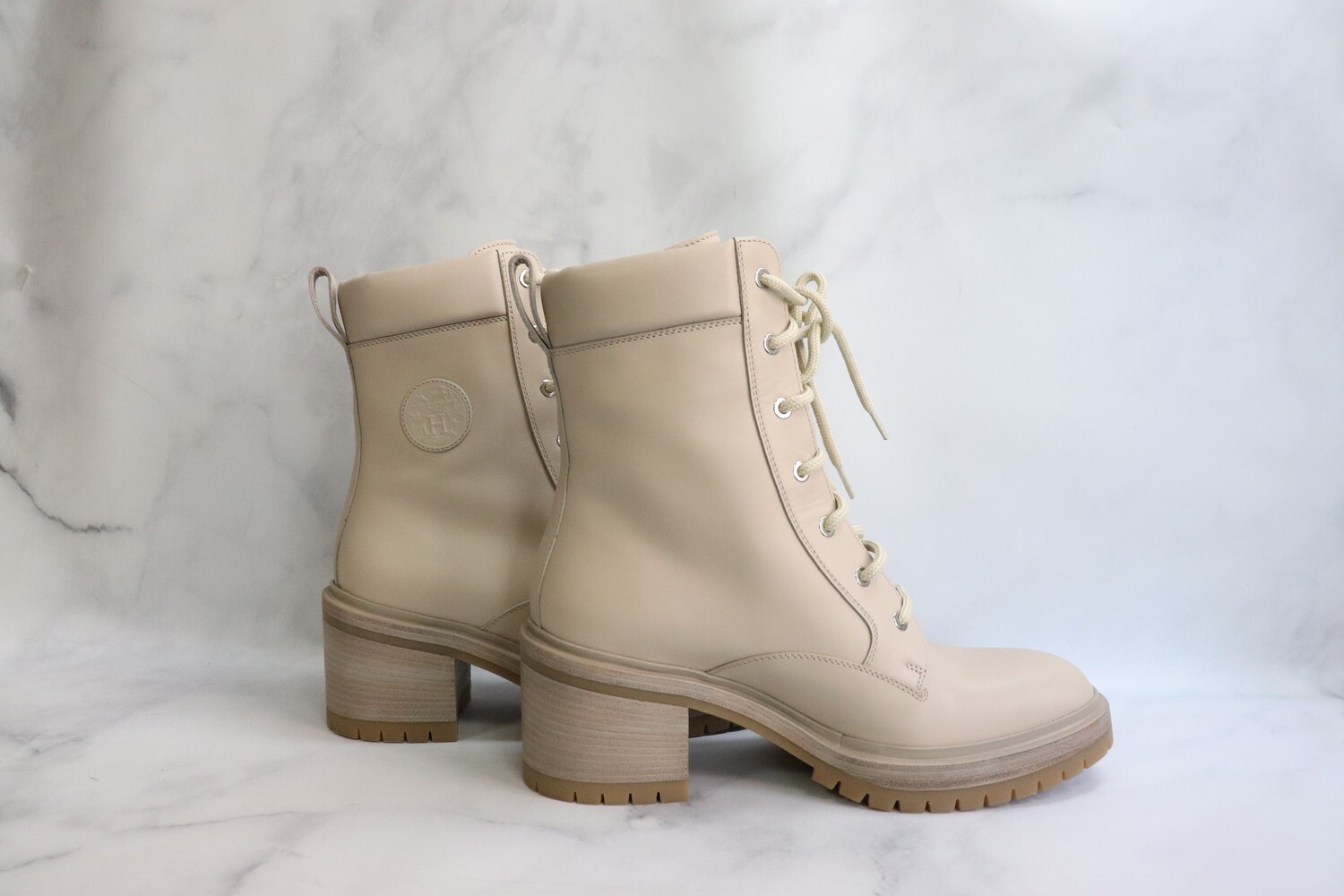 Hermes Combat Boots, Size 40, Like New - No Dustbag