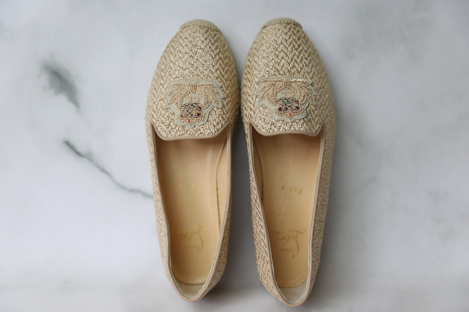 Christian Louboutin Donna Espadrilles, Size 38, New in Box