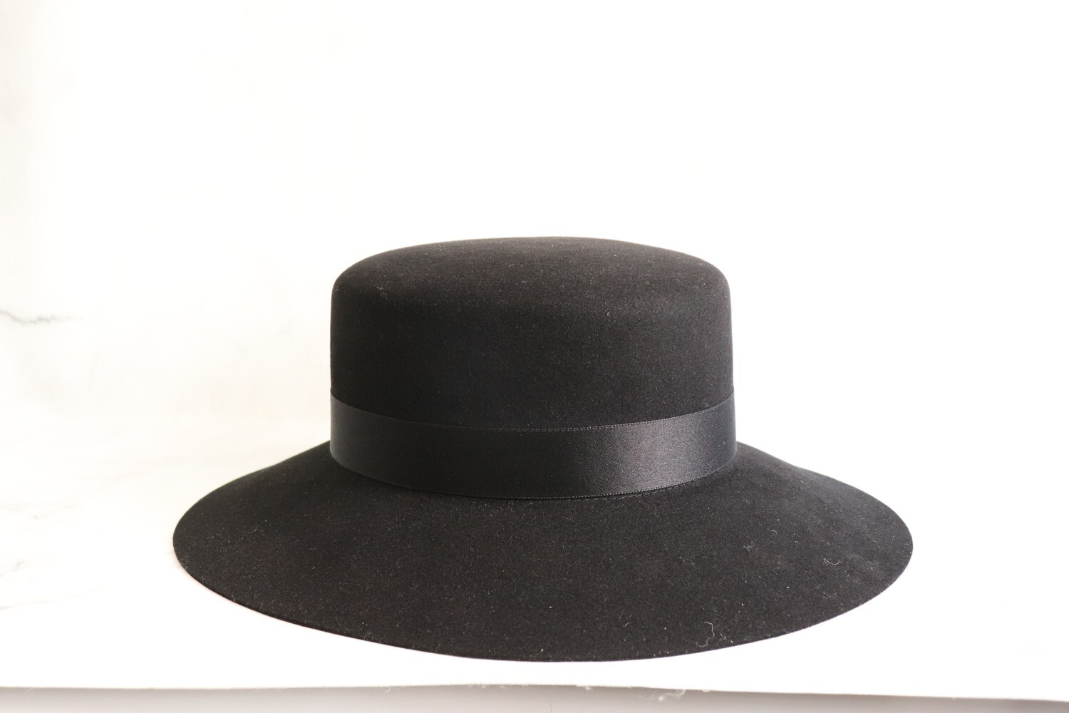 Chanel Hat, Black with Bow, New, Size Medium