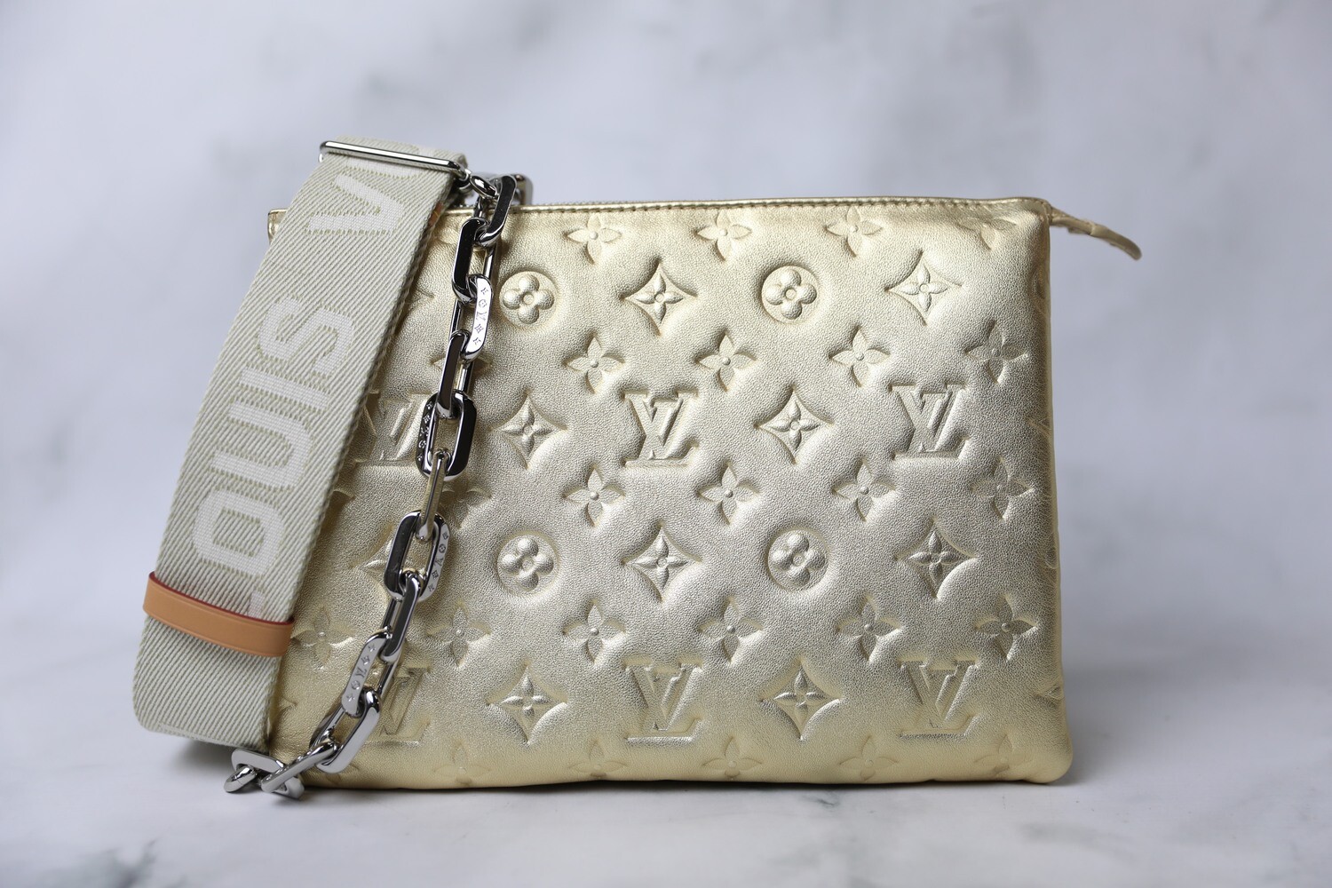 Louis Vuitton Coussin PM, Gold, New in Box WA001 - Julia Rose