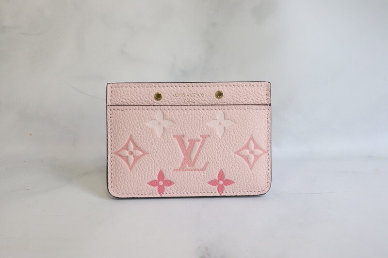 【SALE】LOUIS VUITTON/DAILY CARD HOLDER/クレカICカード名刺入 Louis Vuitton Blue/White Leather Embossed Monogram Double
