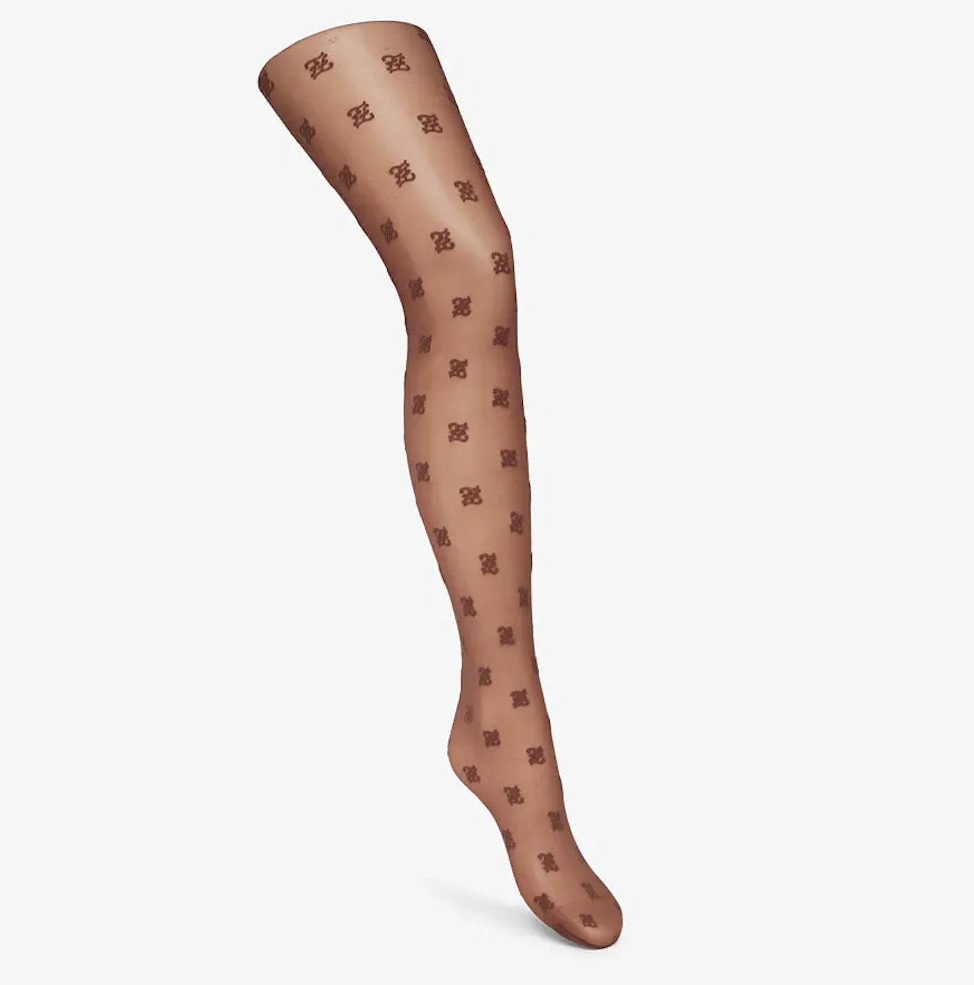 Fendi Tights, Brown, New in Box