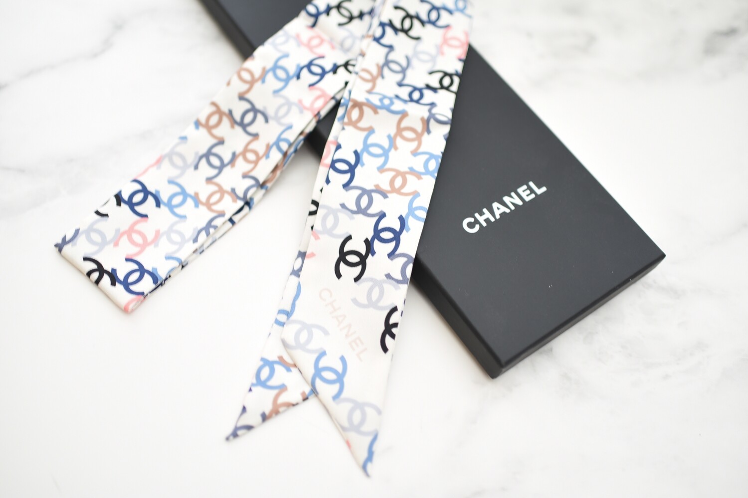 Chanel Twilly in Ivory with Multicolor CC, New in Box GA001