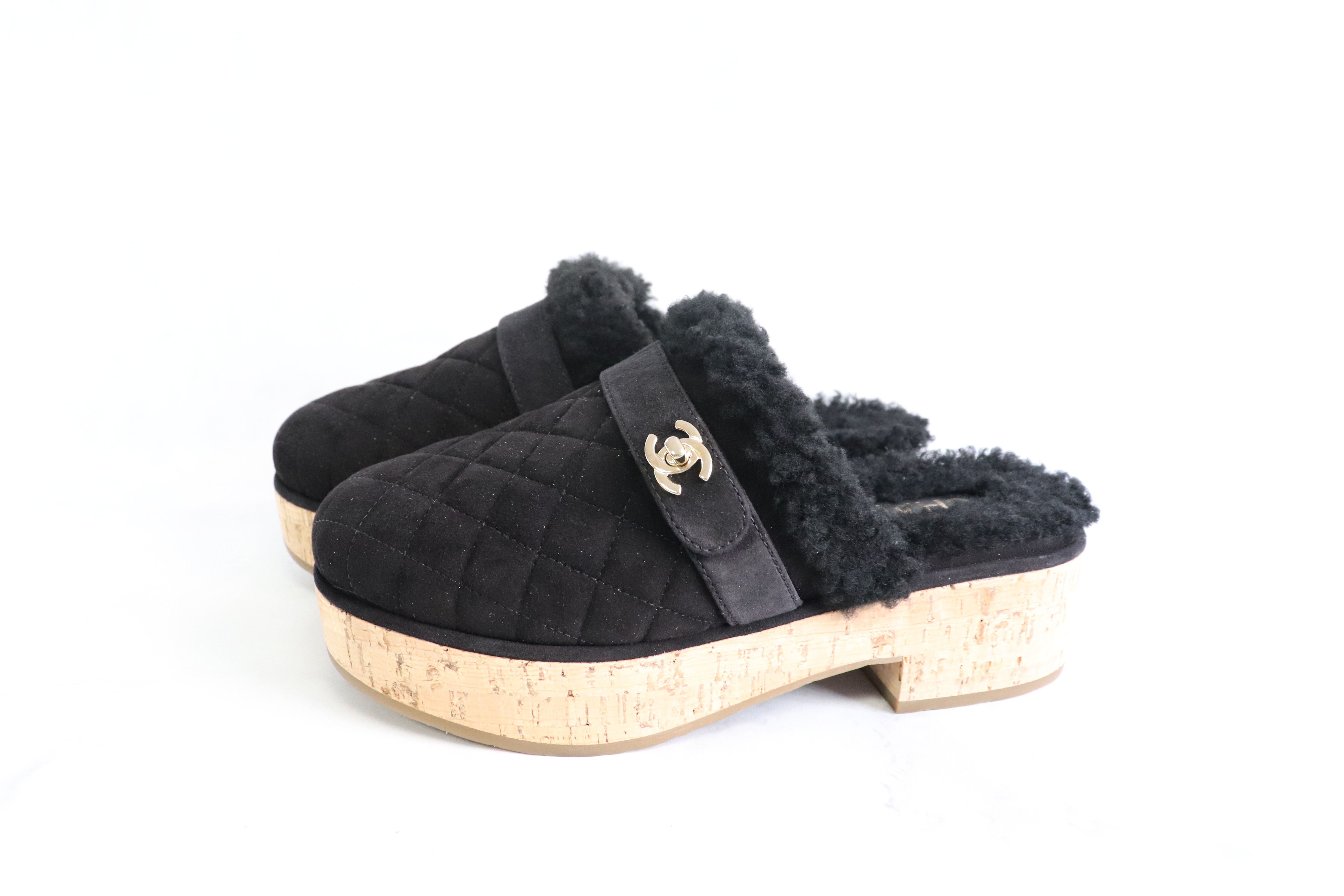 Chanel Black Clogs Sandals – thankunext.us