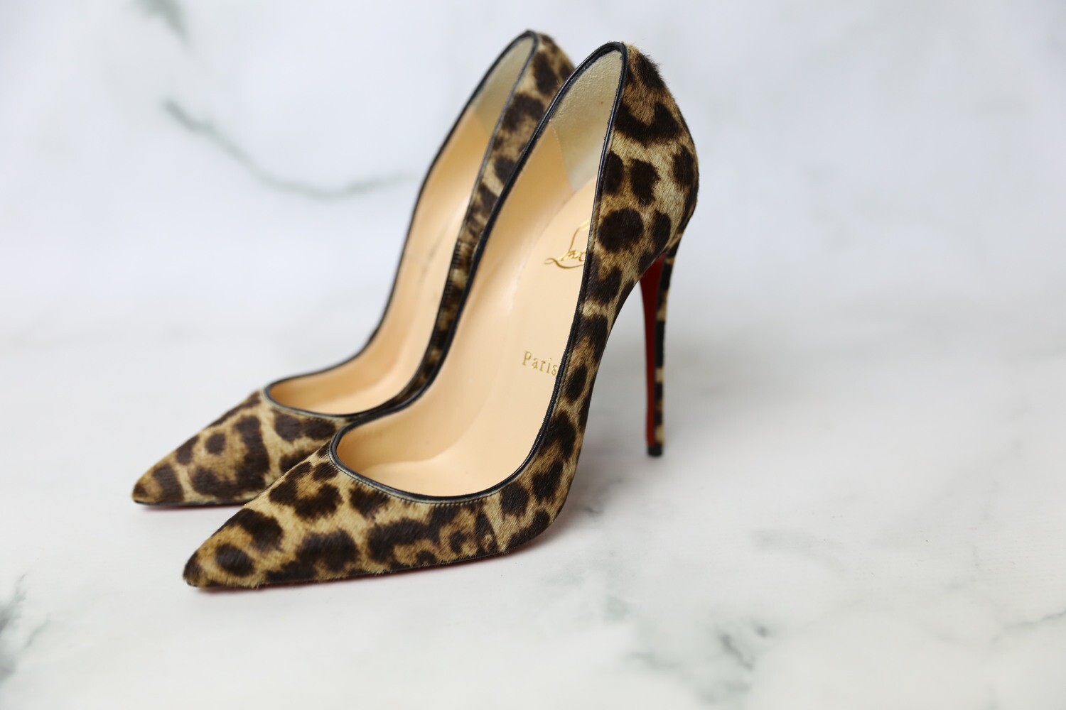 Christian Louboutin Shoes So Kate Leopard Pumps, Size 37, New in Dustbag WA001