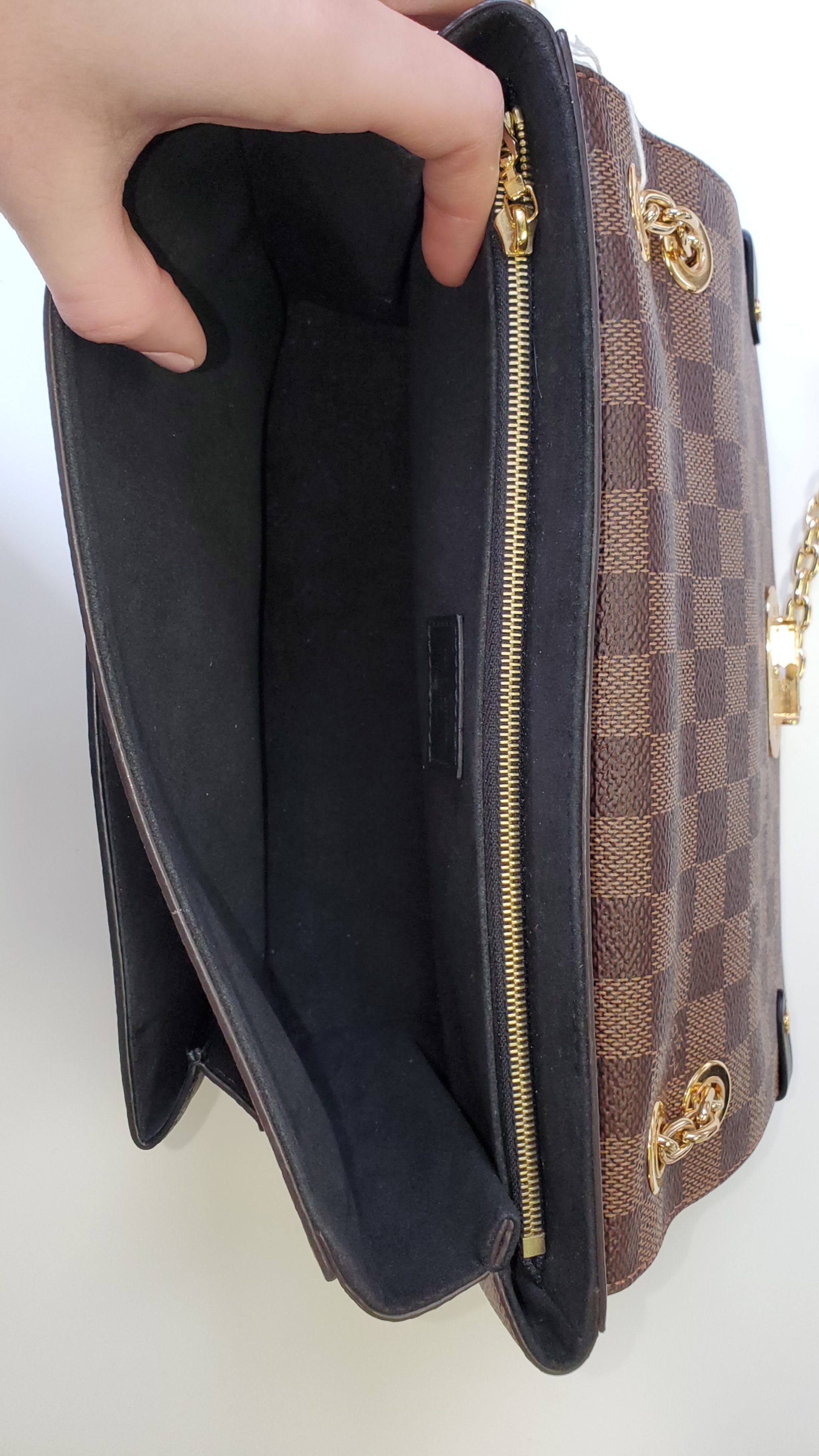 Louis Vuitton Damier Ebene Vavin PM Chain Bag – I MISS YOU VINTAGE