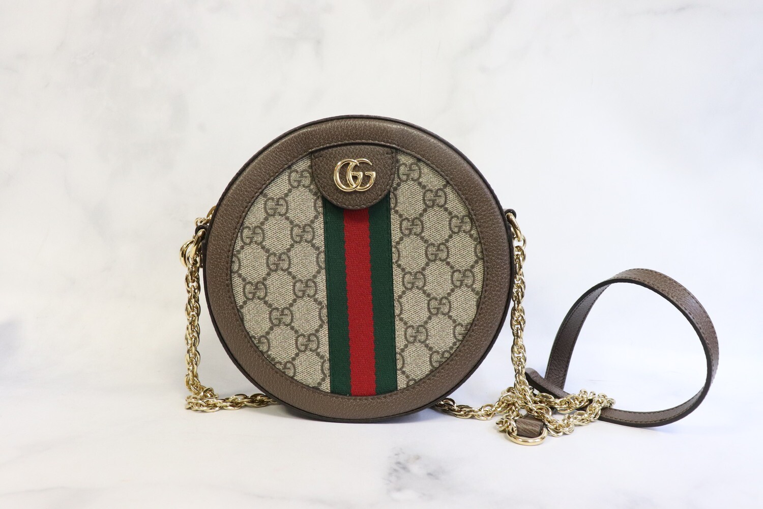 Gucci Ophidia Mini Monogram Bag, New in Box