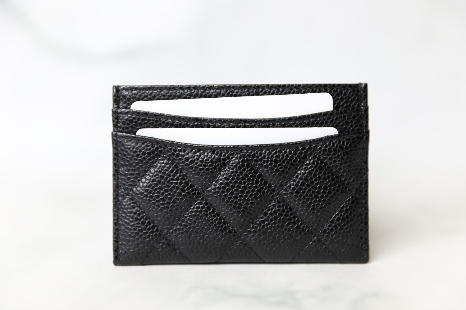 Chanel SLG Trifold Wallet, White Caviar Leather, Casino, Gold Hardware, New  In Box GA001