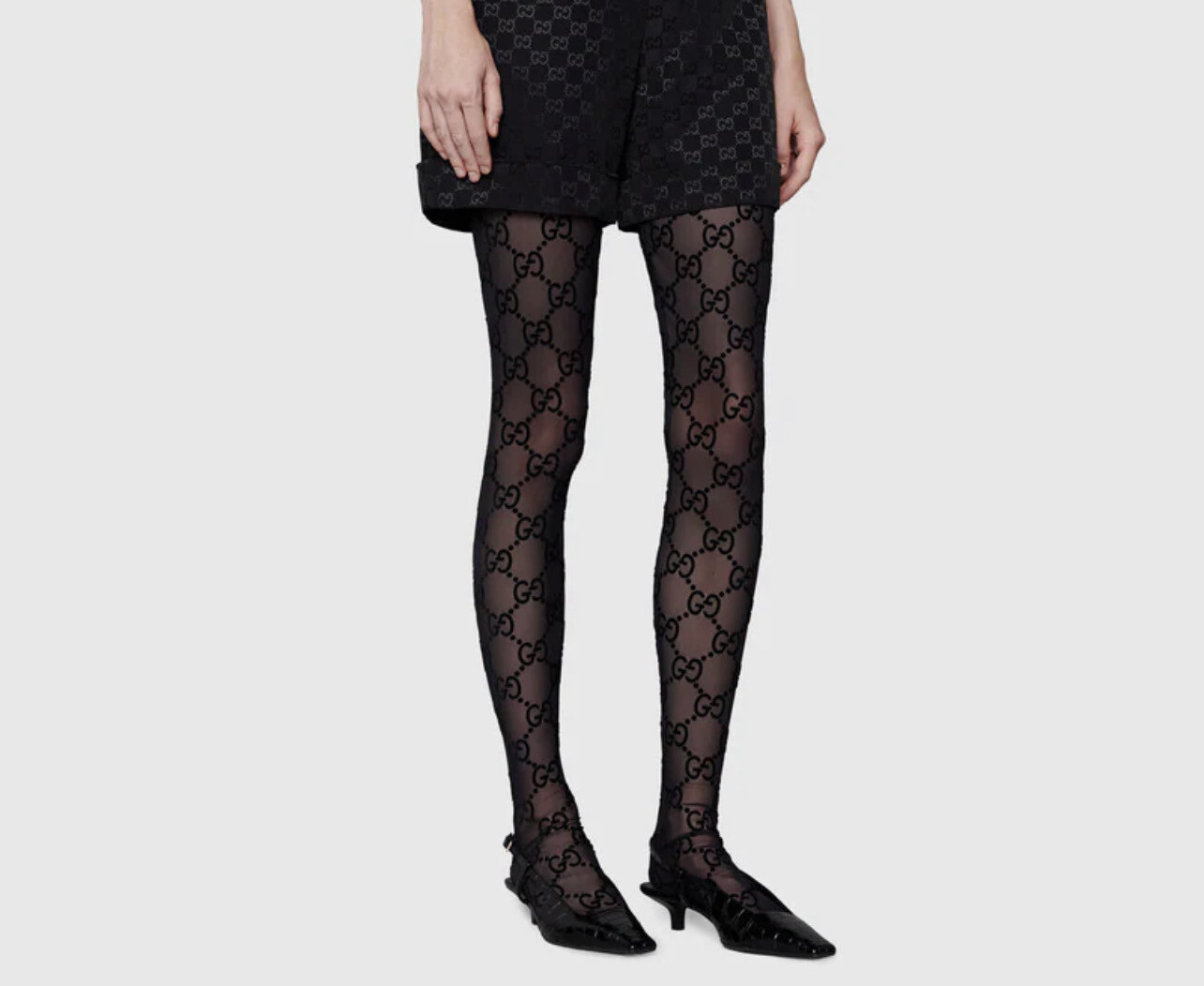 Gucci Tights, Black, New in Package