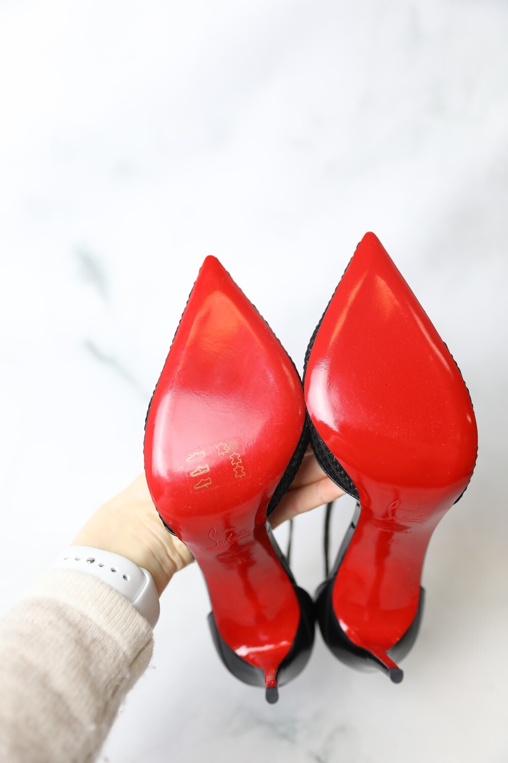 christian louboutin t bar shoes