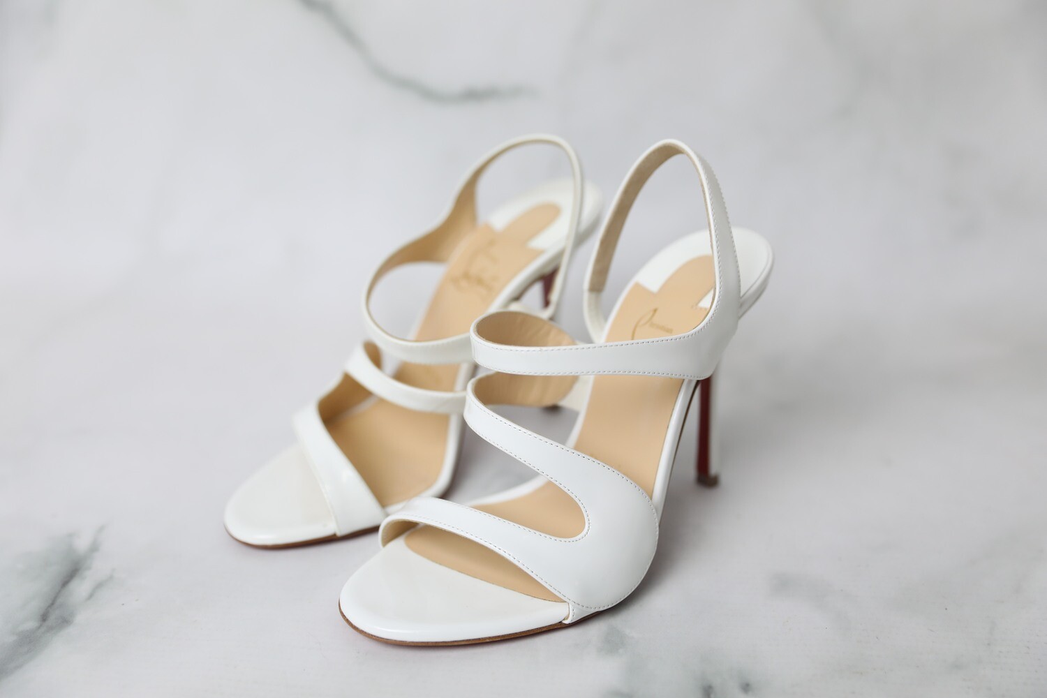 Shoes, White Red Bottom Heels