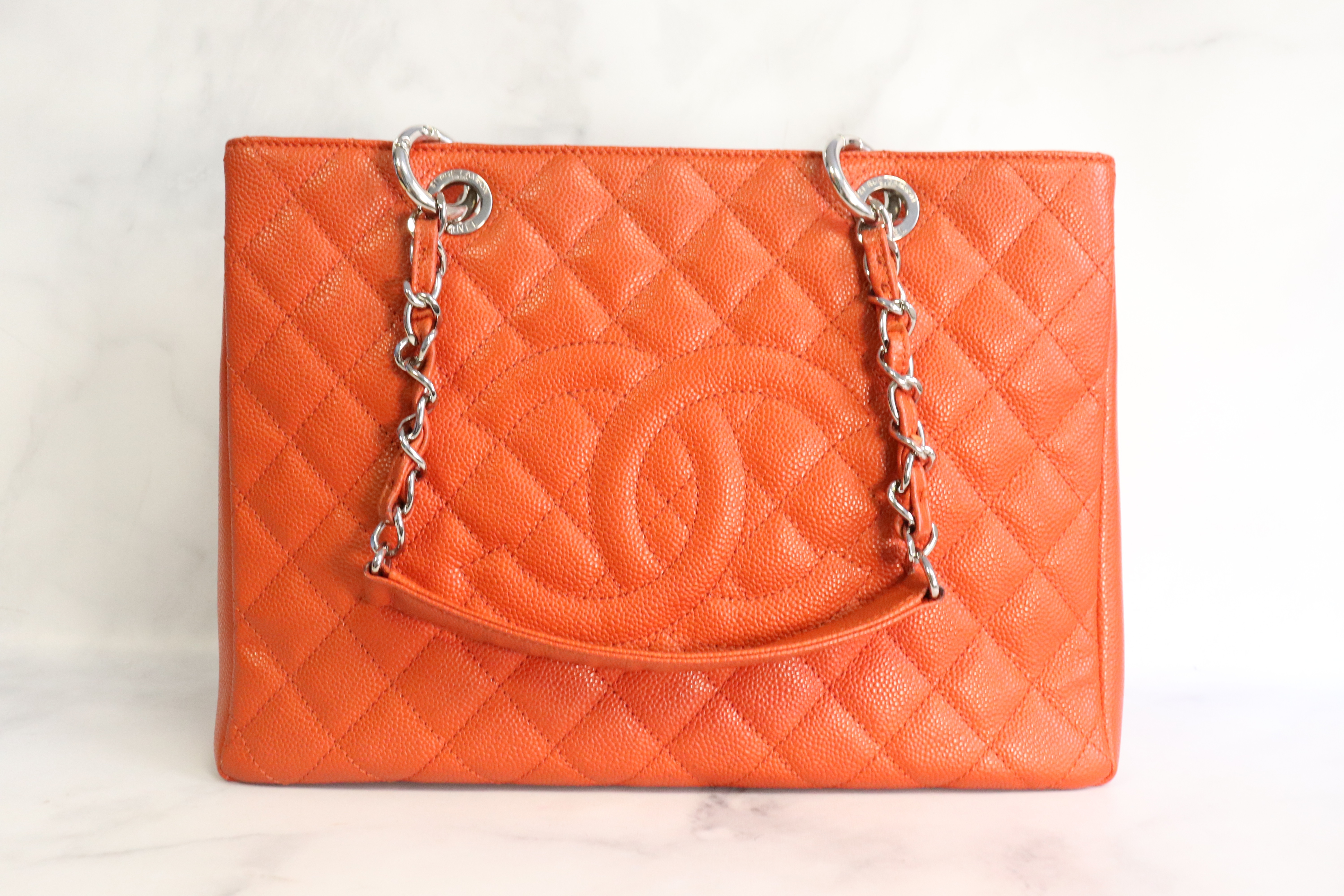 Chanel Red Caviar Grand Shopper Tote (GST) – Addicted to Handbags