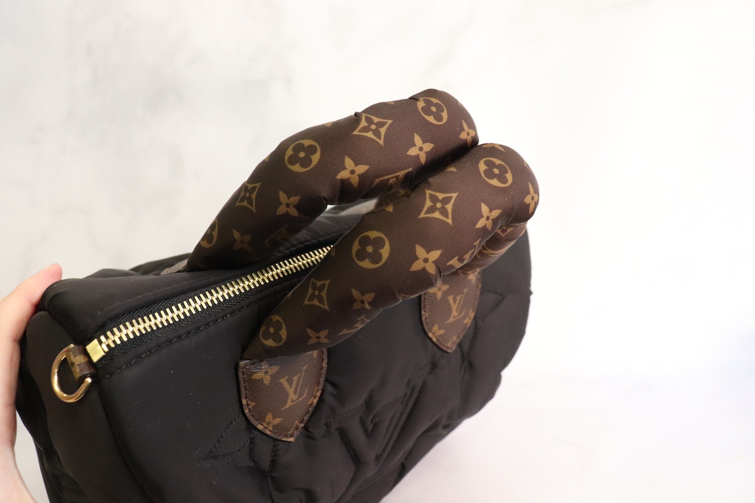 Louis Vuitton Speedy 25 Puffer Bag, Monogram Top Handle, New
