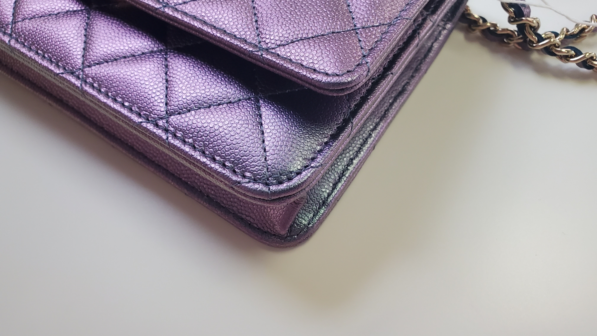 Chanel classic purple wallet - Gem