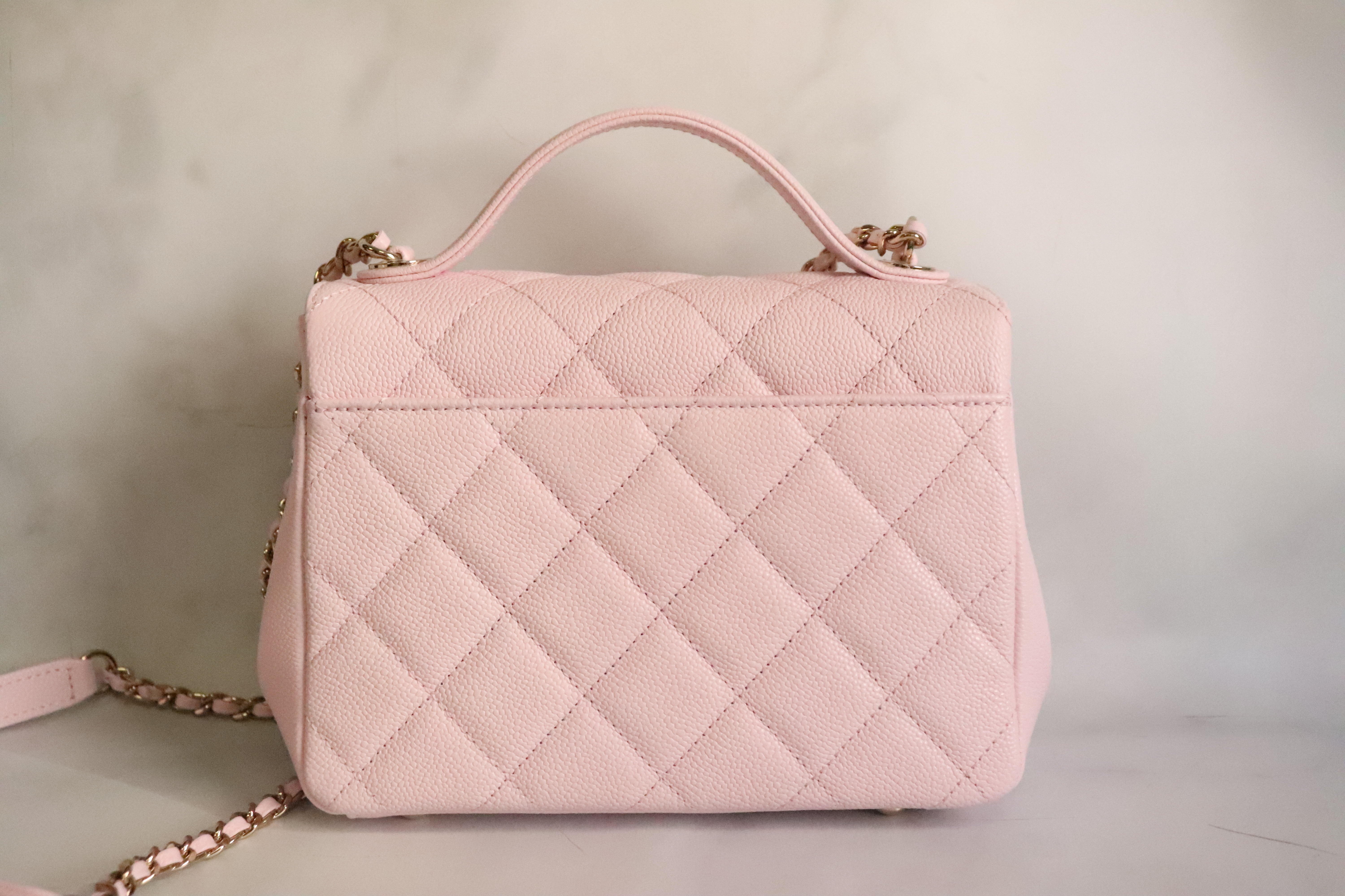 Business Affinity Small Flap Pink GHW